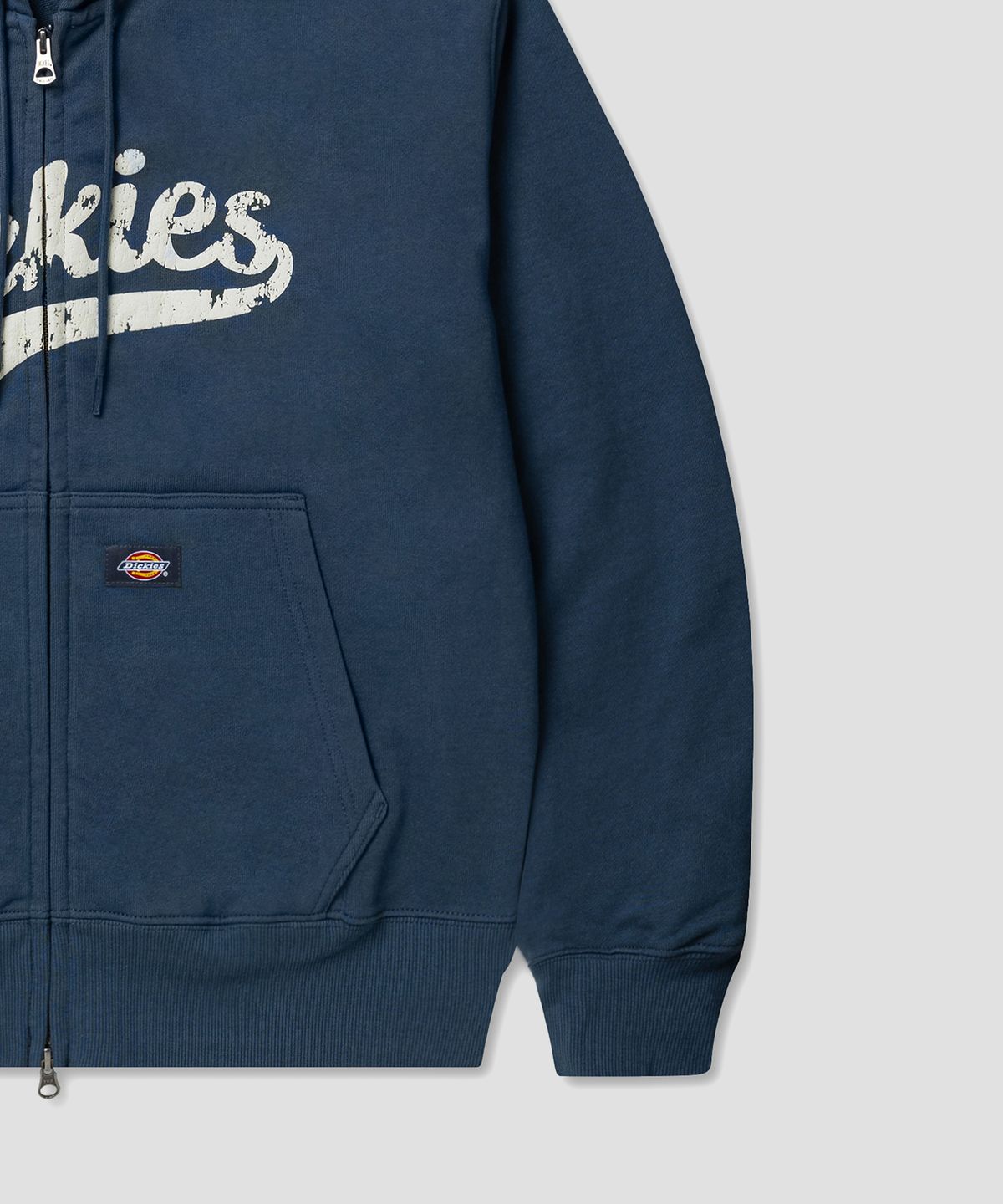 디키즈(DICKIES) 베이스볼 후드 집업 Navy