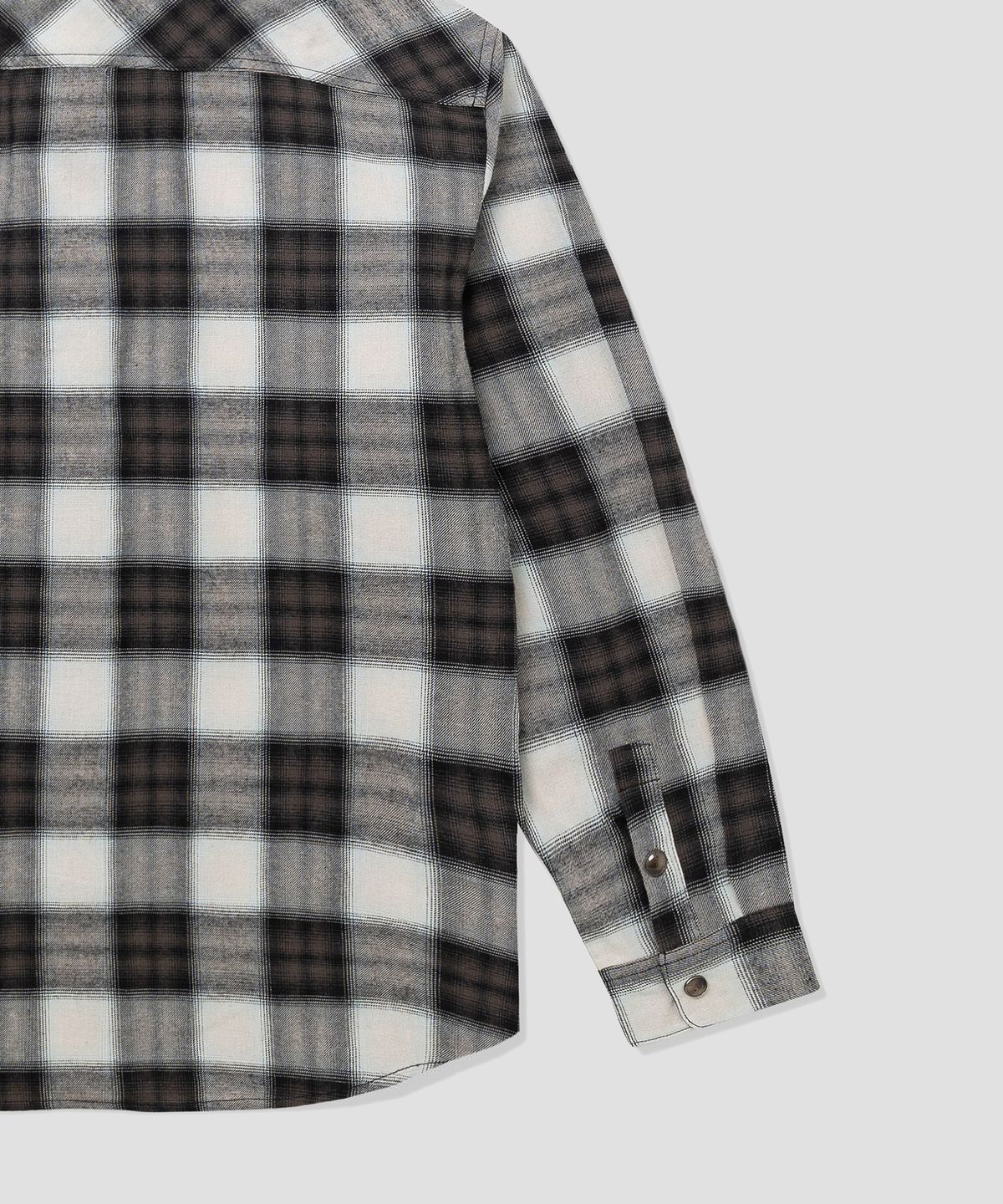 디키즈(DICKIES) 레이온 옴브레 체크 셔츠 Black