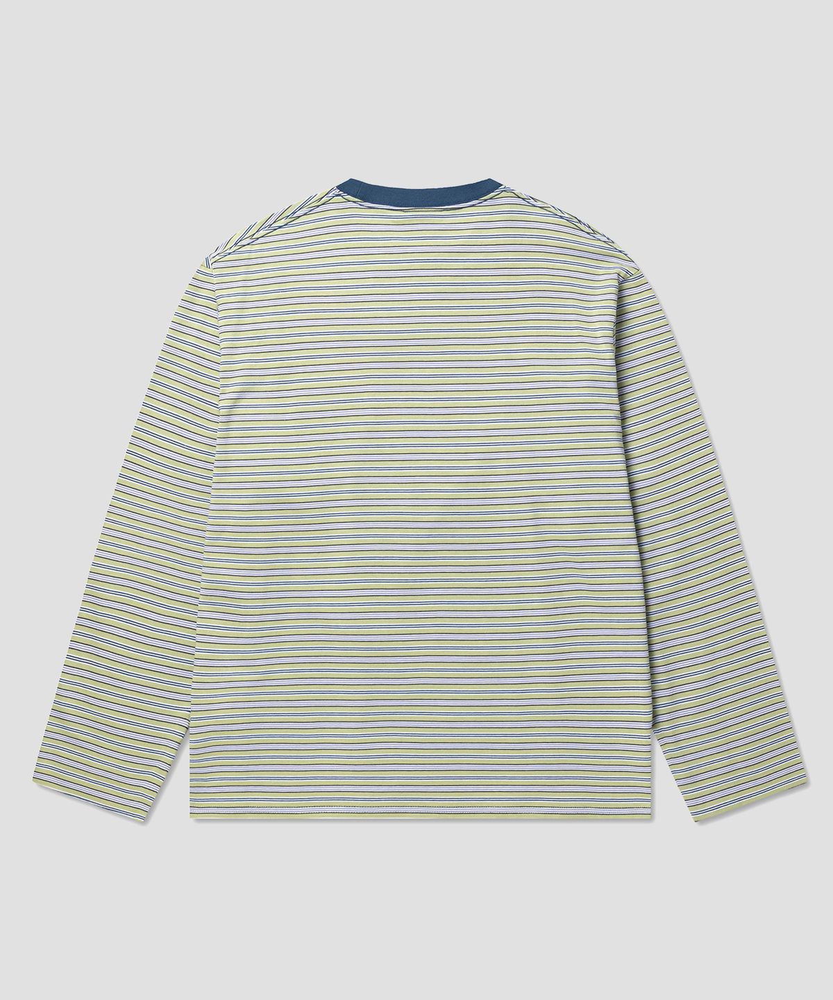 디키즈(DICKIES) 파인 스트라이프 포켓 롱슬리브 Olive
