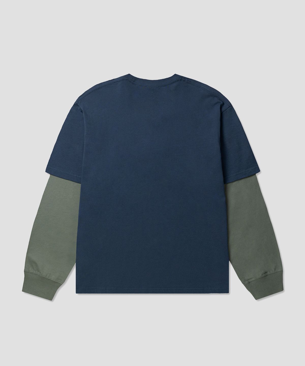 디키즈(DICKIES) 빅 트리 로고 레이어드 롱슬리브 Navy