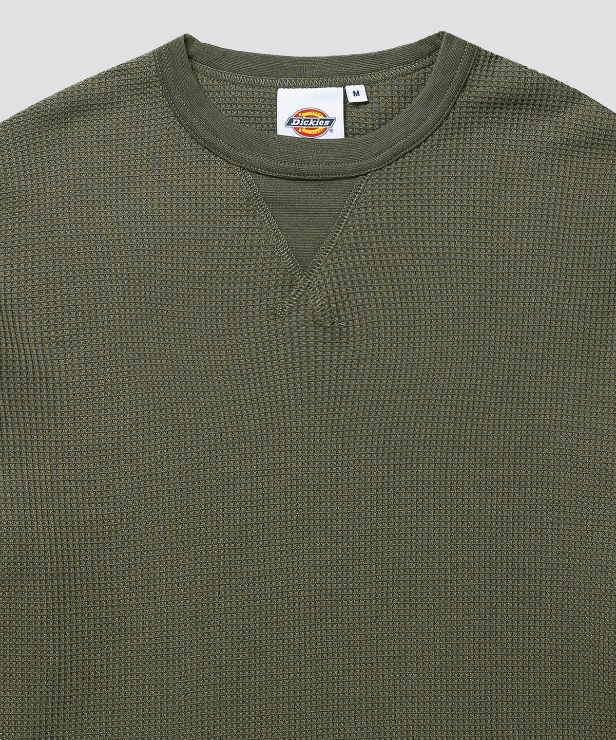 디키즈(DICKIES) 레귤러핏 와플 롱슬리브 Olive