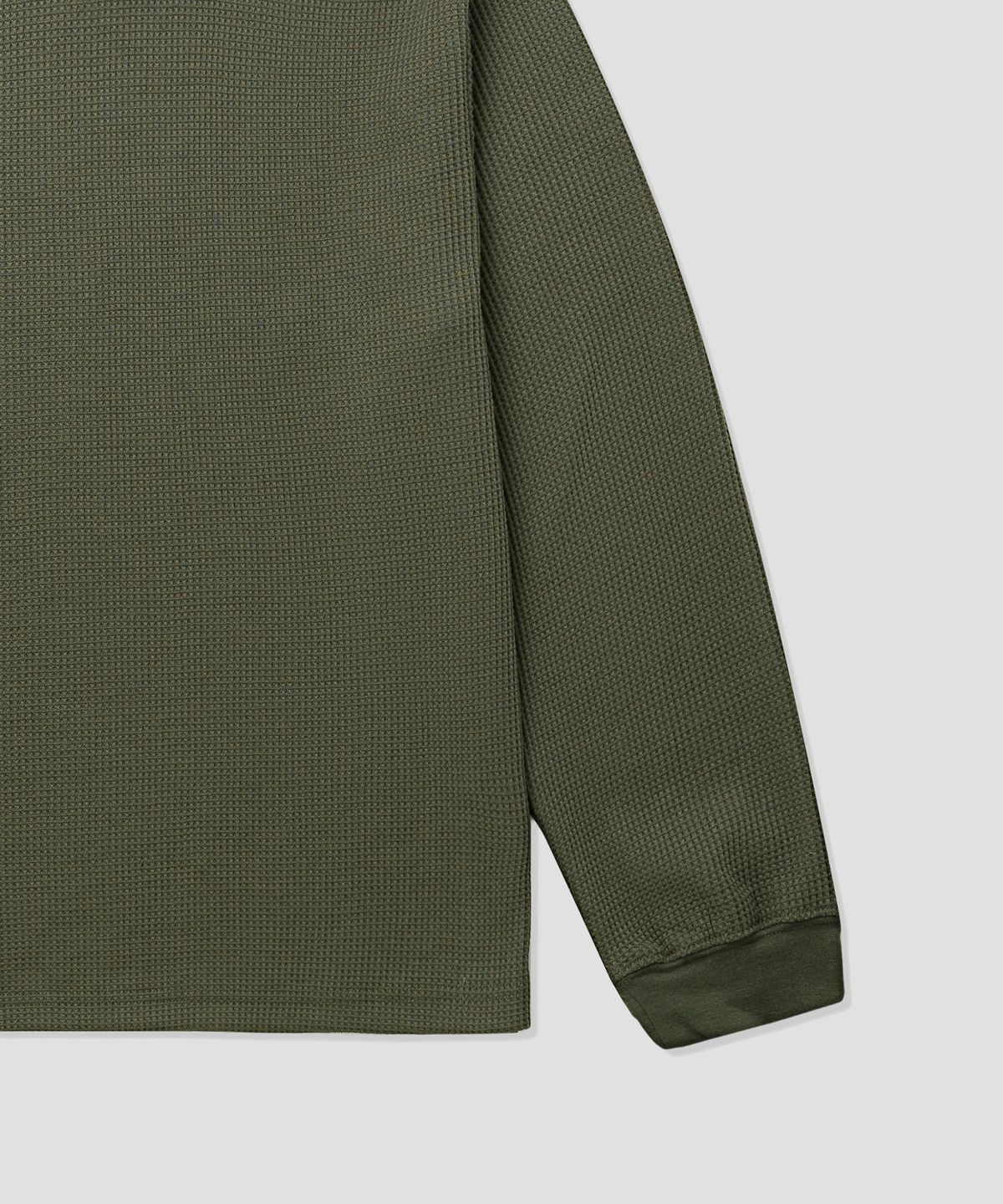 디키즈(DICKIES) 레귤러핏 와플 롱슬리브 Olive