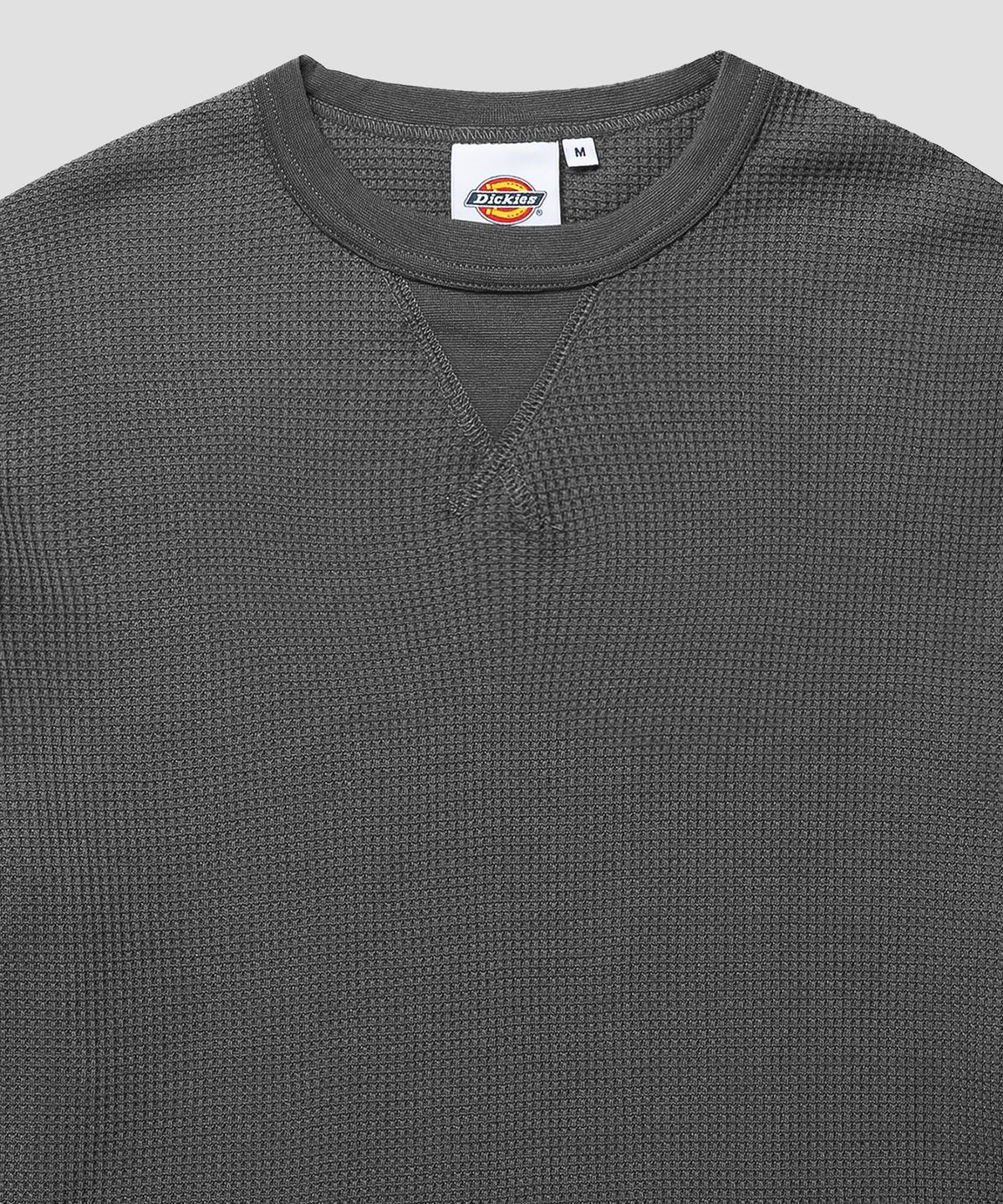 디키즈(DICKIES) 레귤러핏 와플 롱슬리브 Charcoal