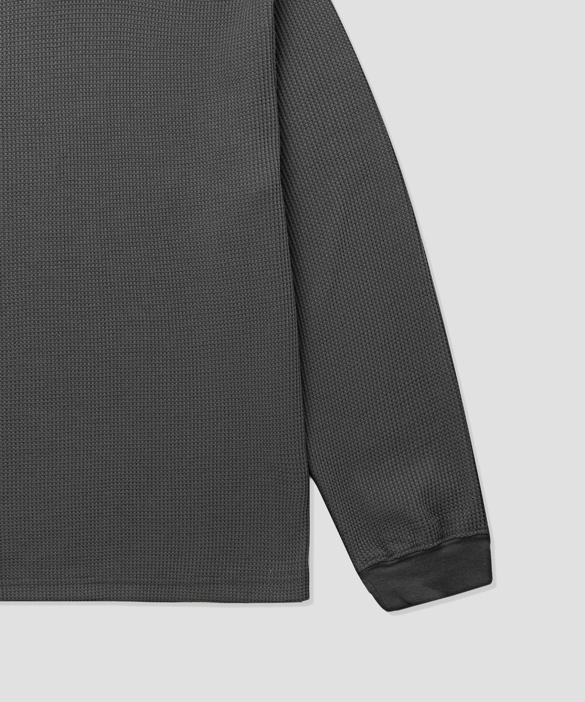 디키즈(DICKIES) 레귤러핏 와플 롱슬리브 Charcoal