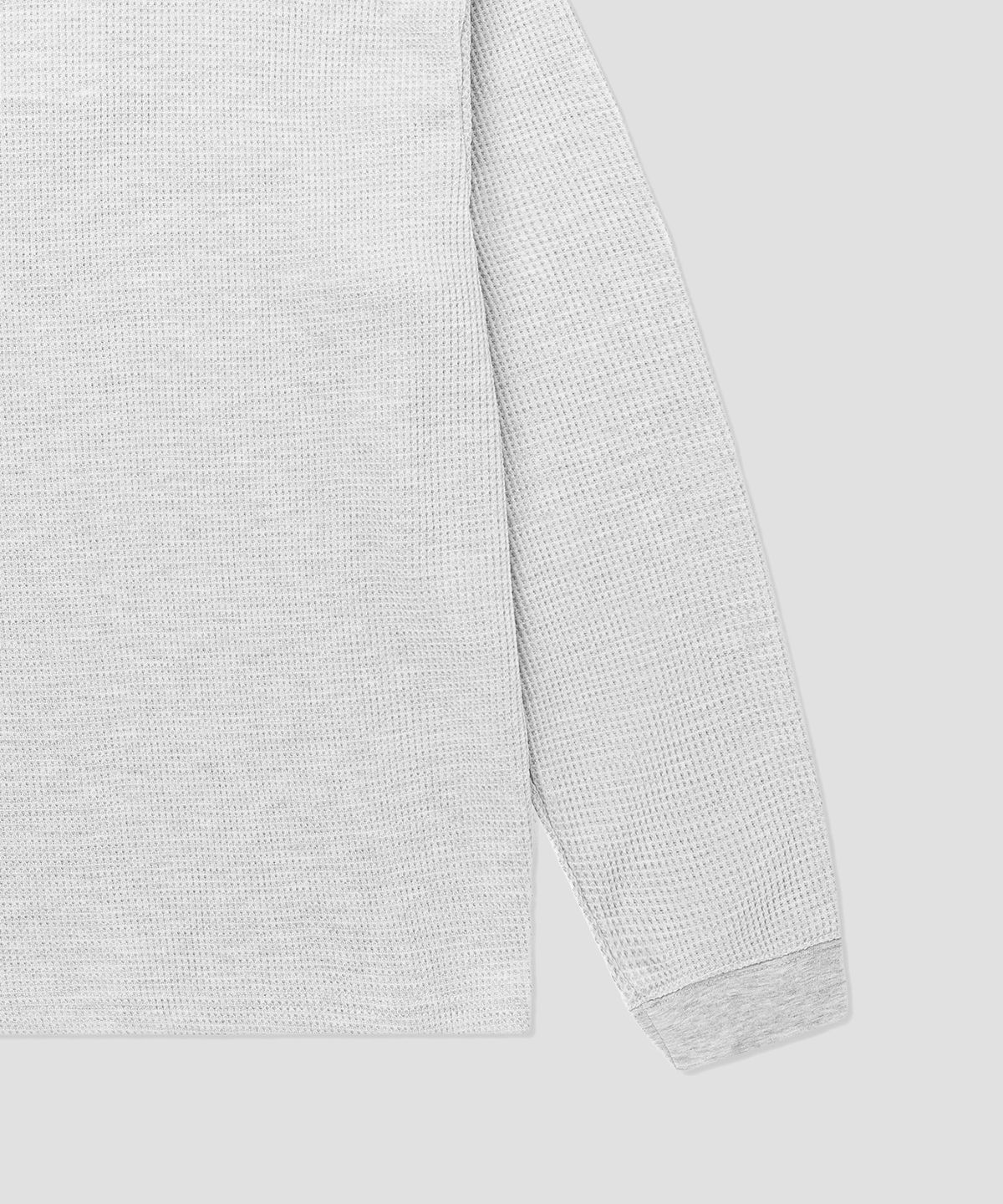 디키즈(DICKIES) 레귤러핏 와플 롱슬리브 White Melange