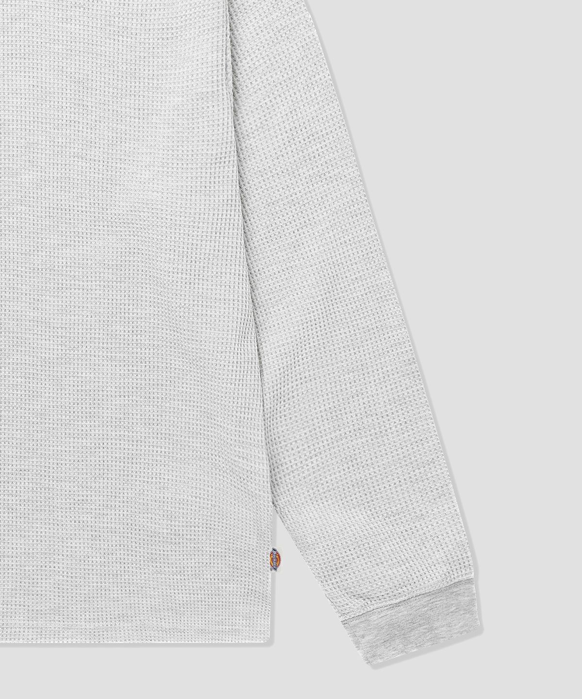 디키즈(DICKIES) 레귤러핏 와플 롱슬리브 White Melange