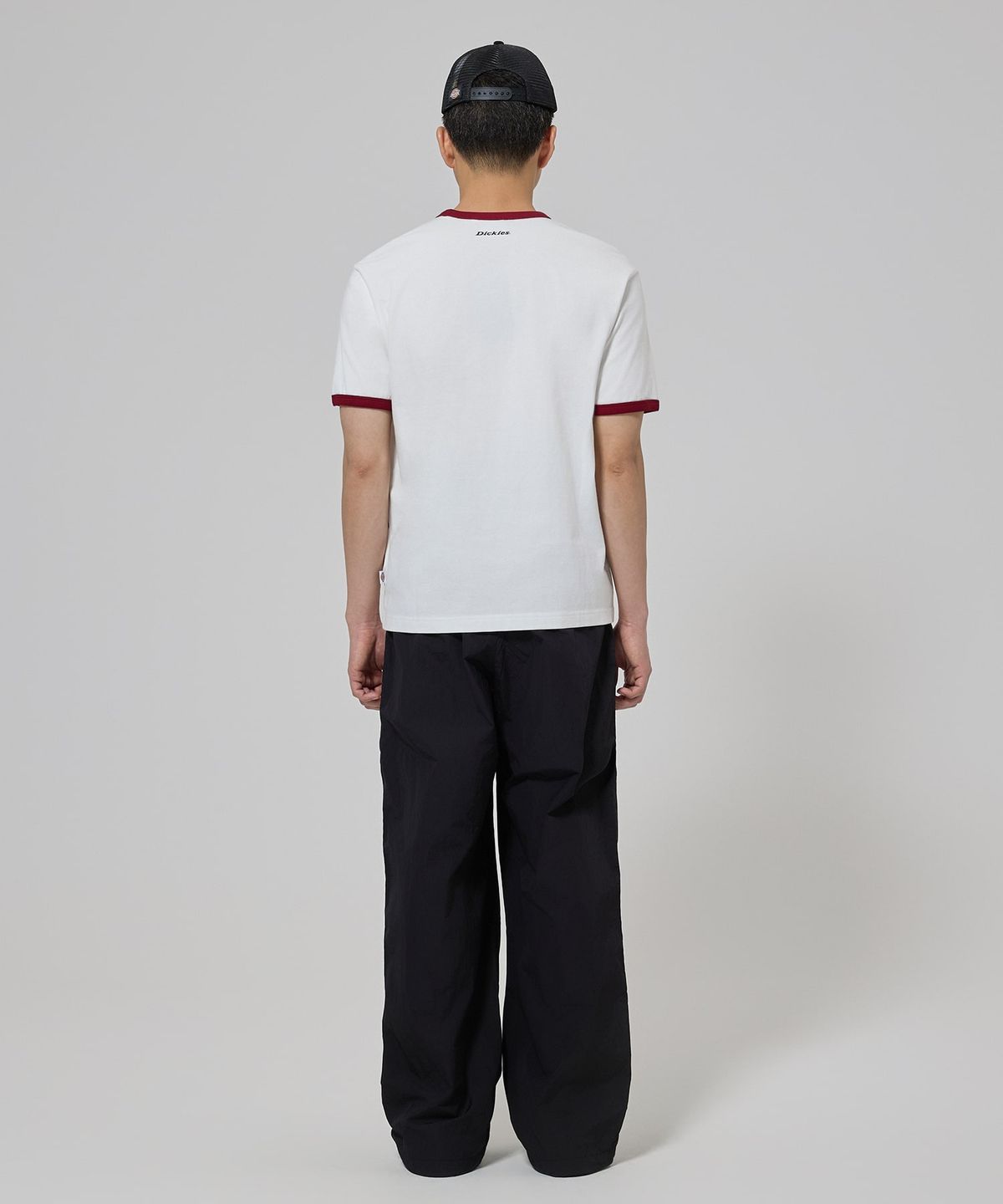 디키즈(DICKIES) 투 턱 라이트 나일론 팬츠 Black