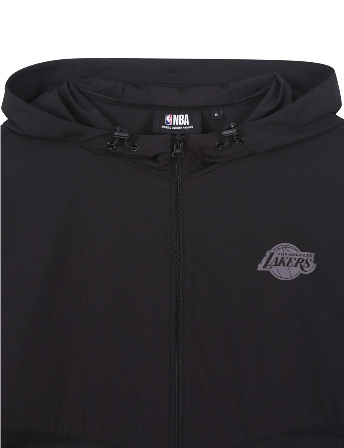 엔비에이(NBA) 스판 후드 바람막이 블랙