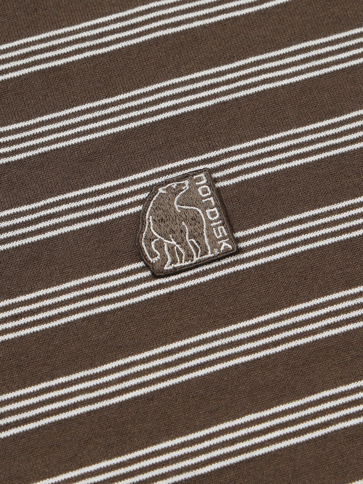 노르디스크(NORDISK) 스트라이프 긴팔 티셔츠 - U_Brown
