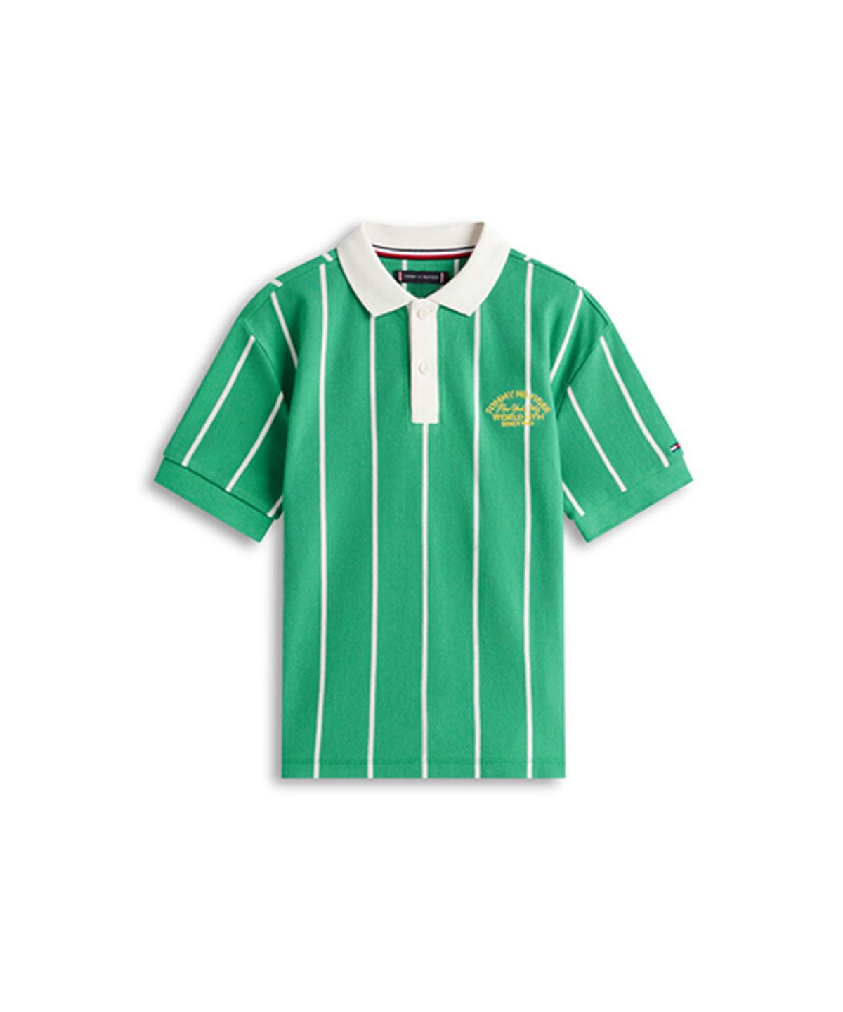 타미힐피거 키즈(TOMMY HILFIGER KIDS) 버티컬 스트라이프 폴로 티셔츠