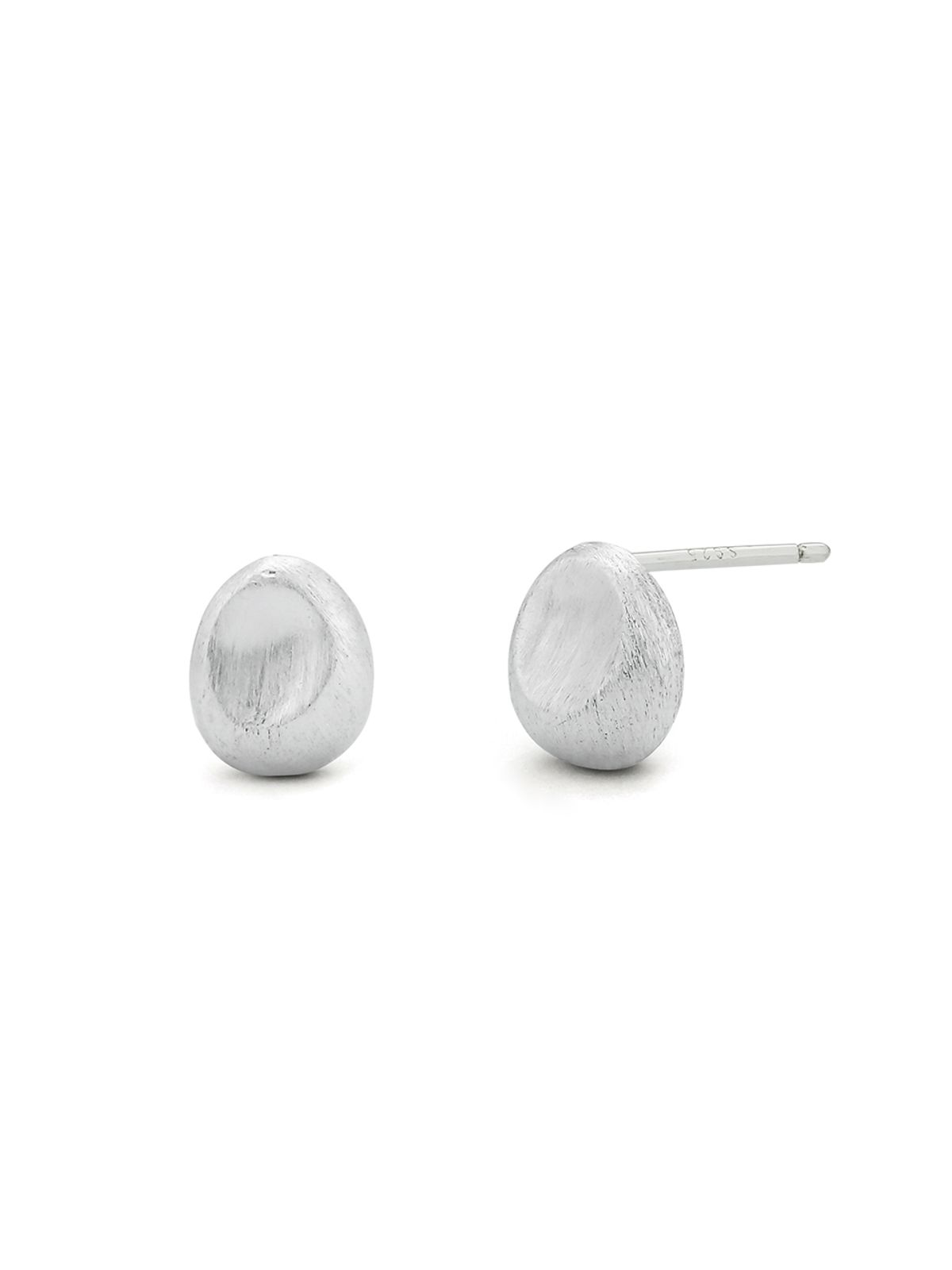 이너프(ENUFF) (silver 925) Textured mini stud earring