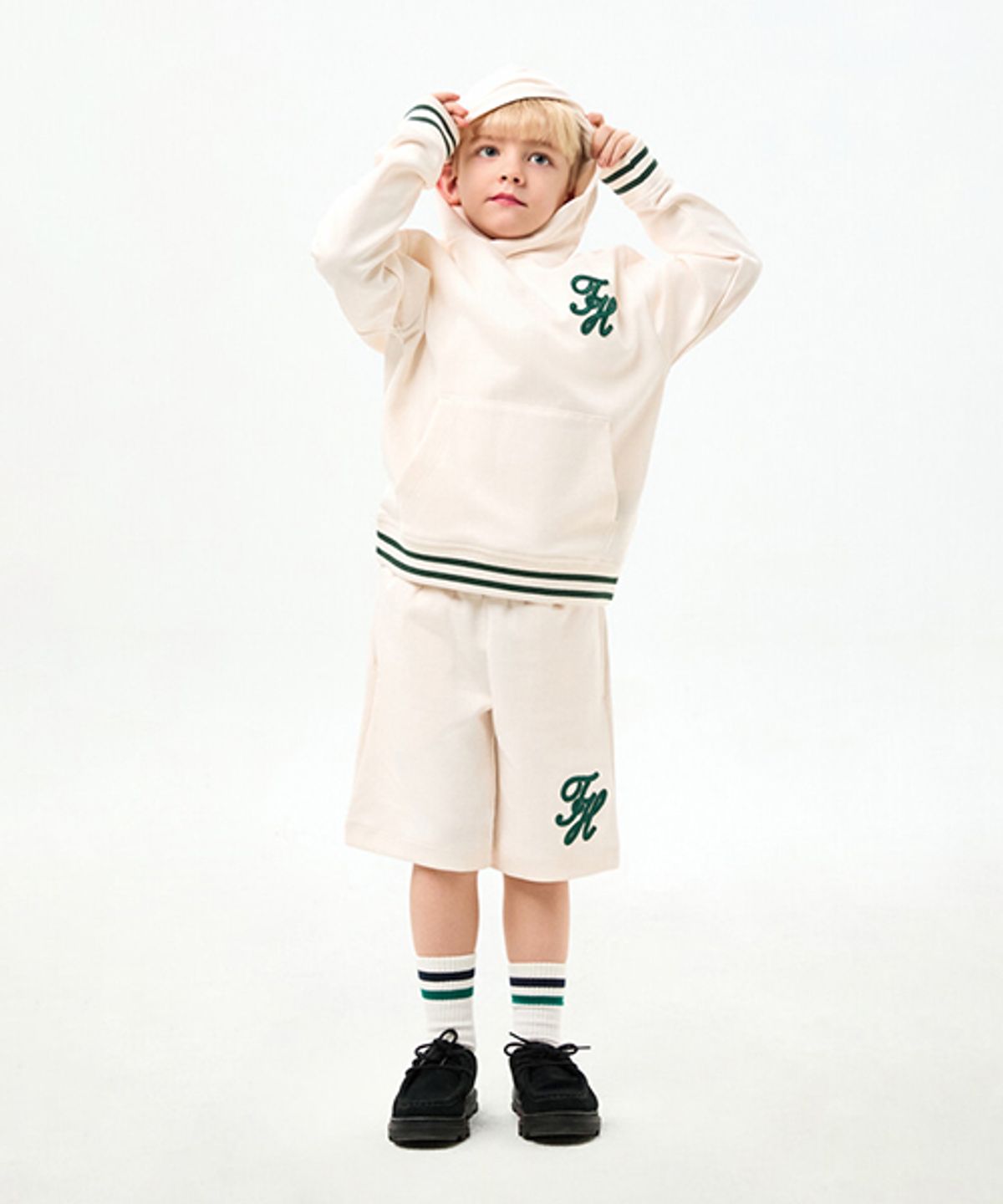 타미힐피거 키즈(TOMMY HILFIGER KIDS) 스크립트 그래픽 후디