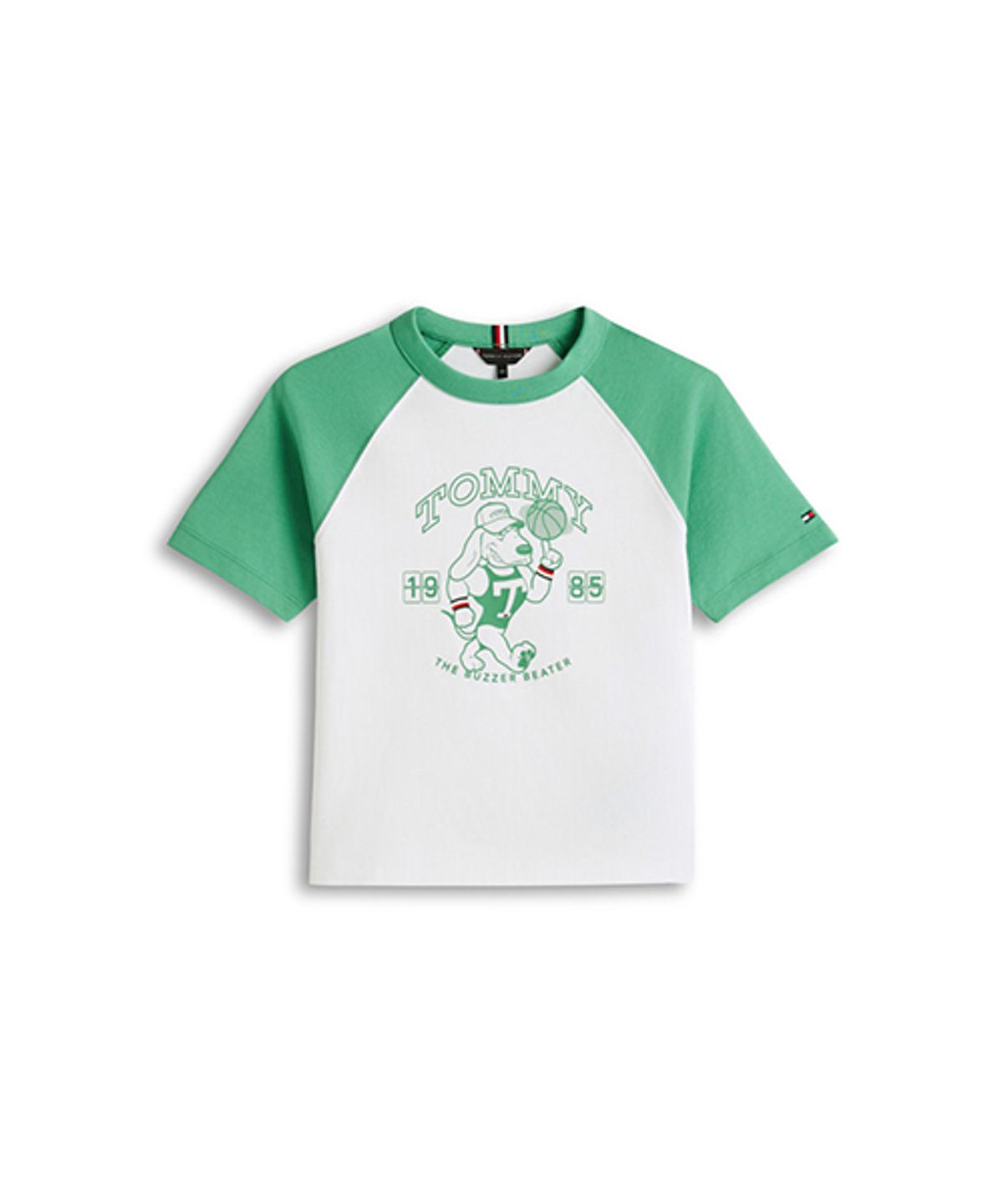 타미힐피거 키즈(TOMMY HILFIGER KIDS) 바스켓볼 그래픽 래글런 티셔츠