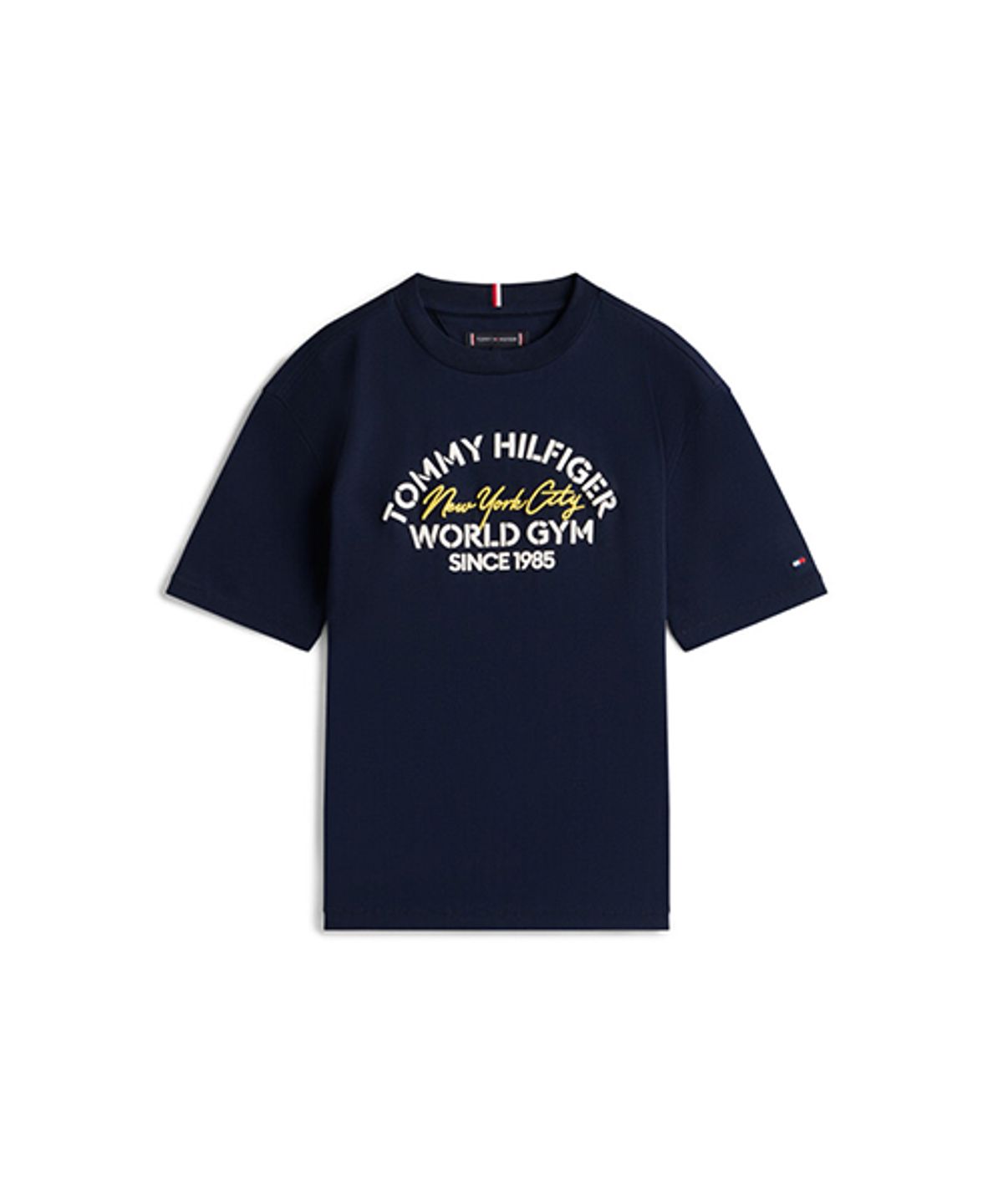 타미힐피거 키즈(TOMMY HILFIGER KIDS) 러버 프린트 로고 티셔츠
