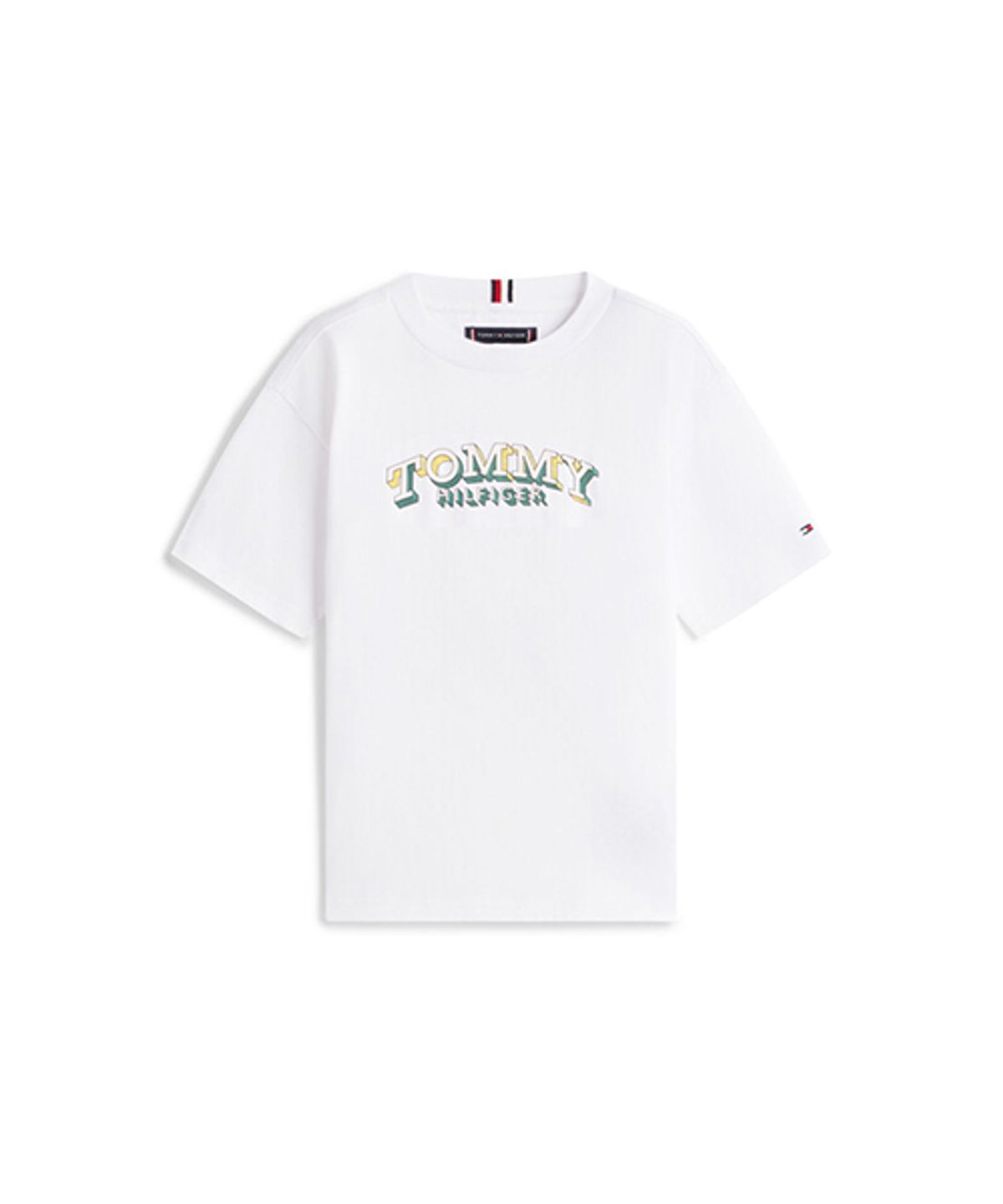 타미힐피거 키즈(TOMMY HILFIGER KIDS) 3D 로고 그래픽 티셔츠