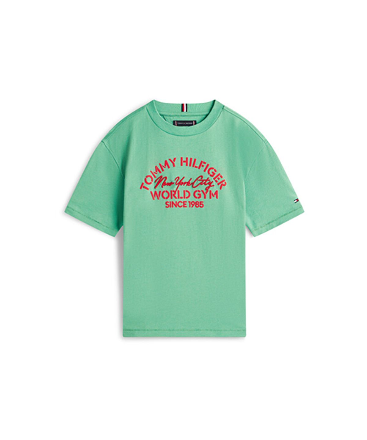 타미힐피거 키즈(TOMMY HILFIGER KIDS) 러버 프린트 로고 티셔츠