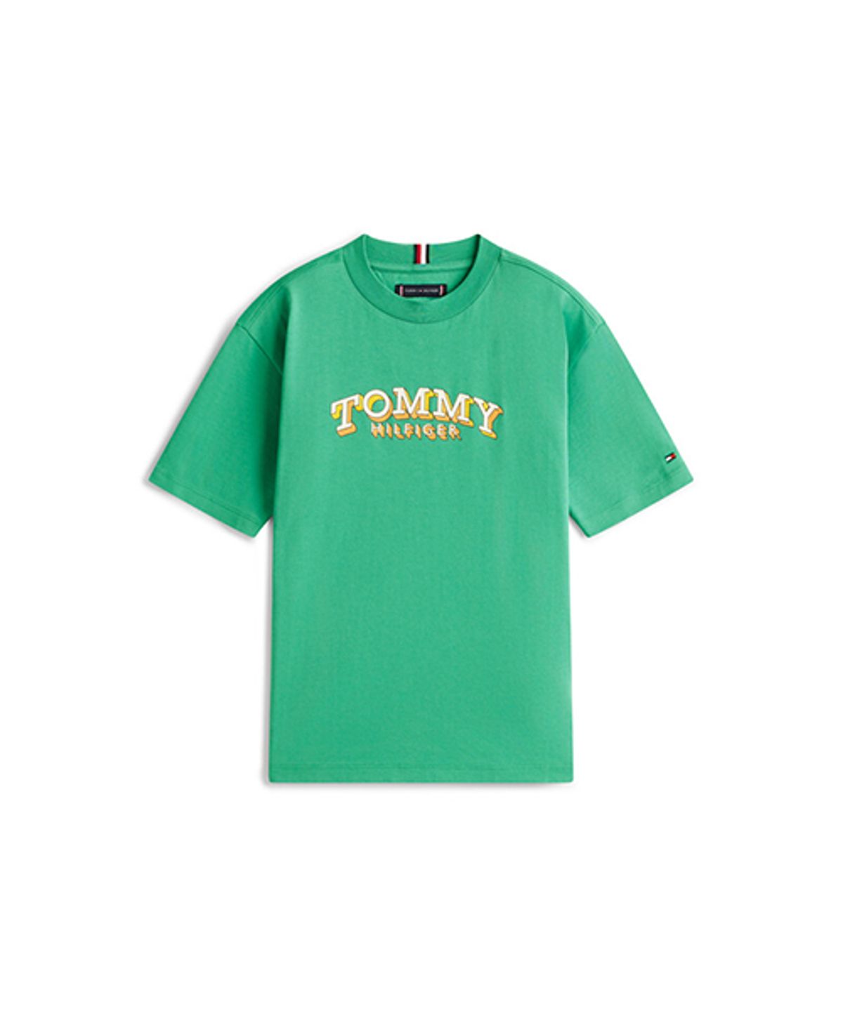 타미힐피거 키즈(TOMMY HILFIGER KIDS) 3D 로고 그래픽 티셔츠