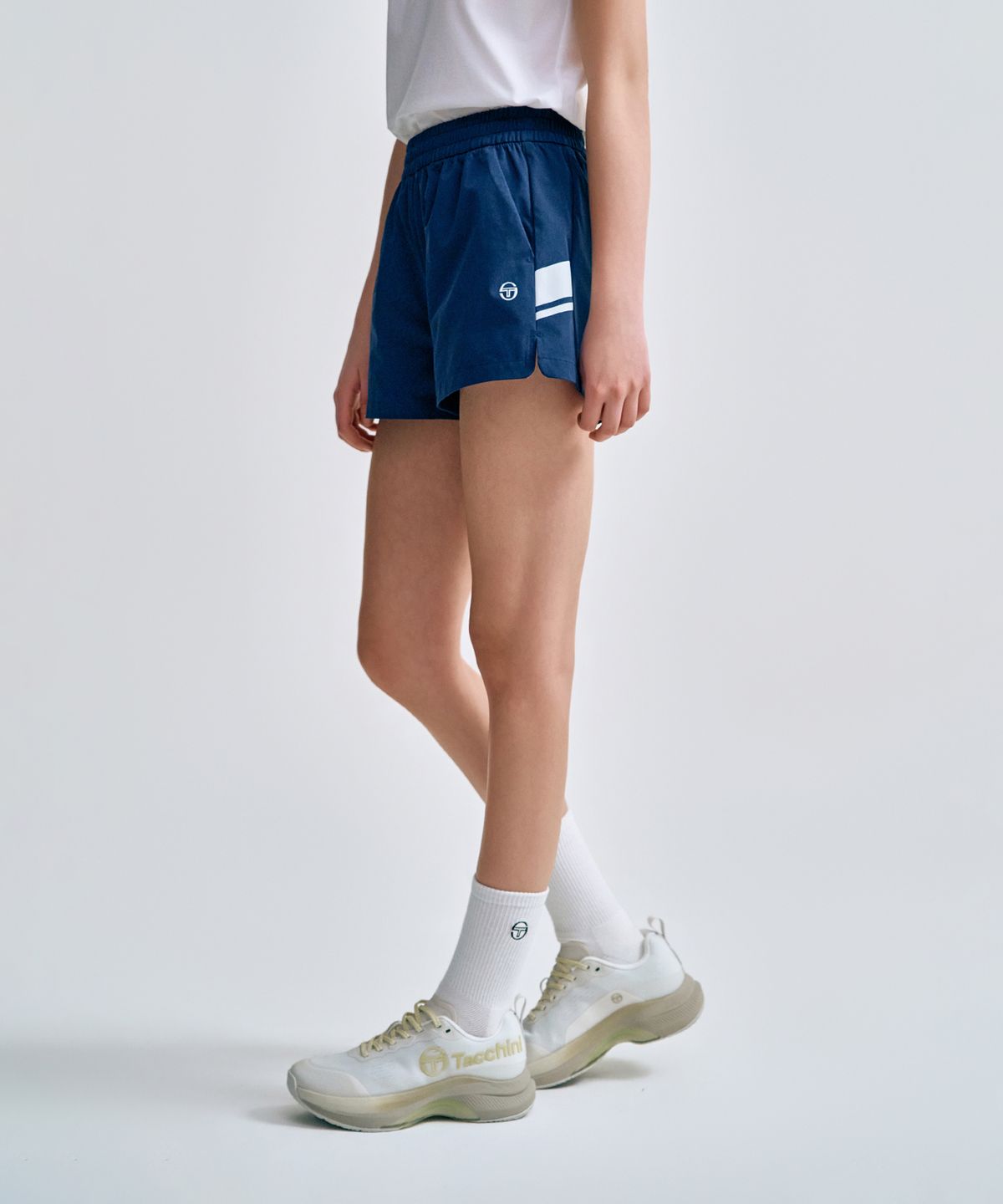 세르지오 타키니(SERGIO TACCHINI) W 리네아 4인치 우븐 쇼츠 (Navy)