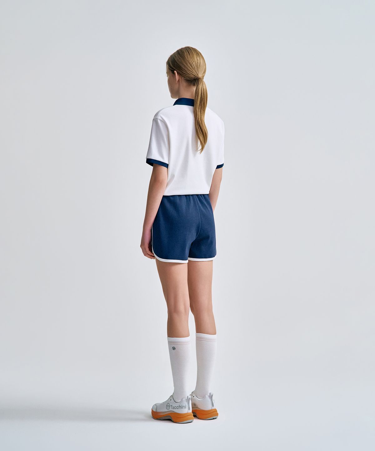 세르지오 타키니(SERGIO TACCHINI) W 더블니트 돌핀쇼츠 (Navy)