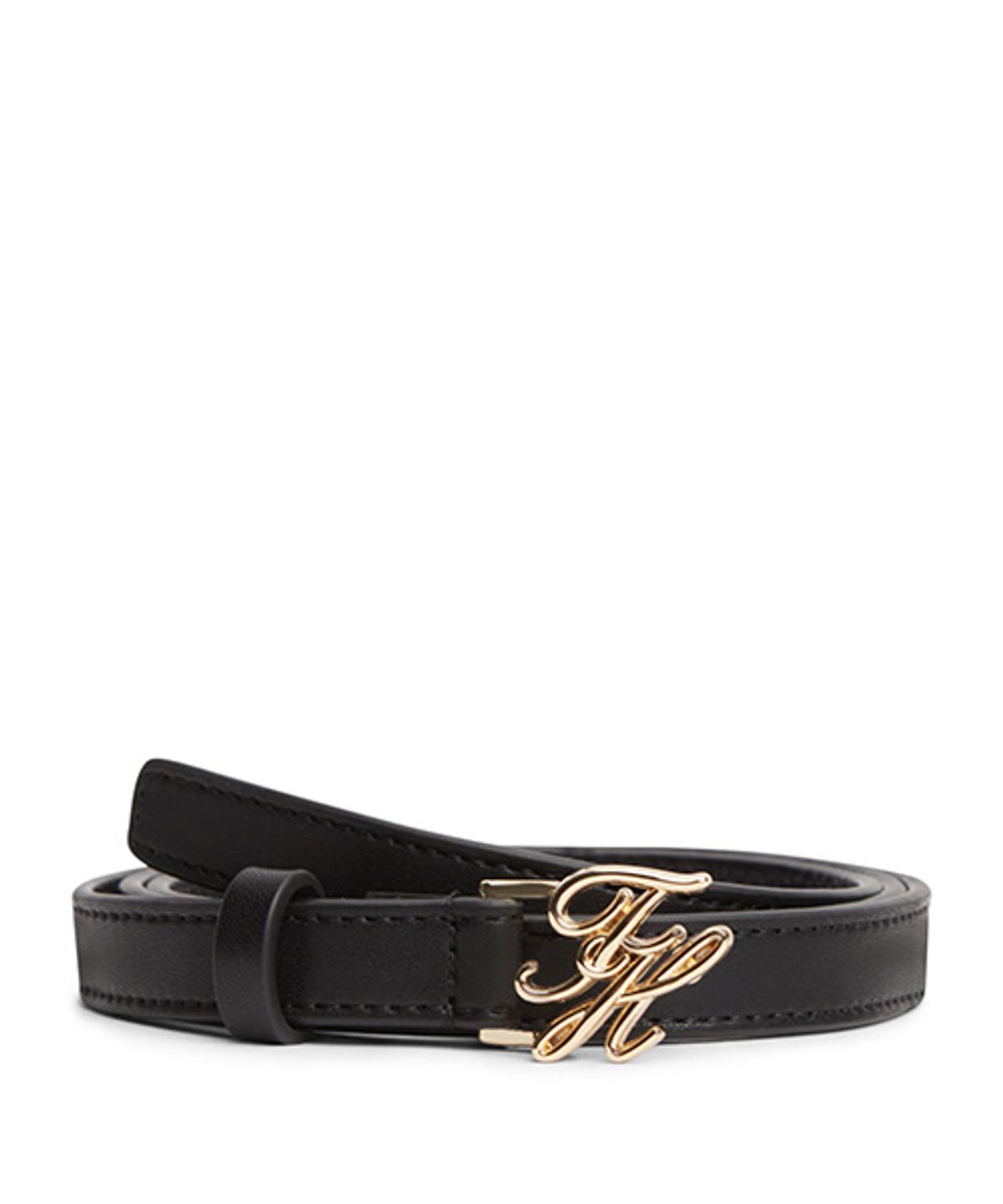 타미힐피거(TOMMY HILFIGER) TH 스크립트 레더 벨트 (T22G1ABE050WT1BDS)