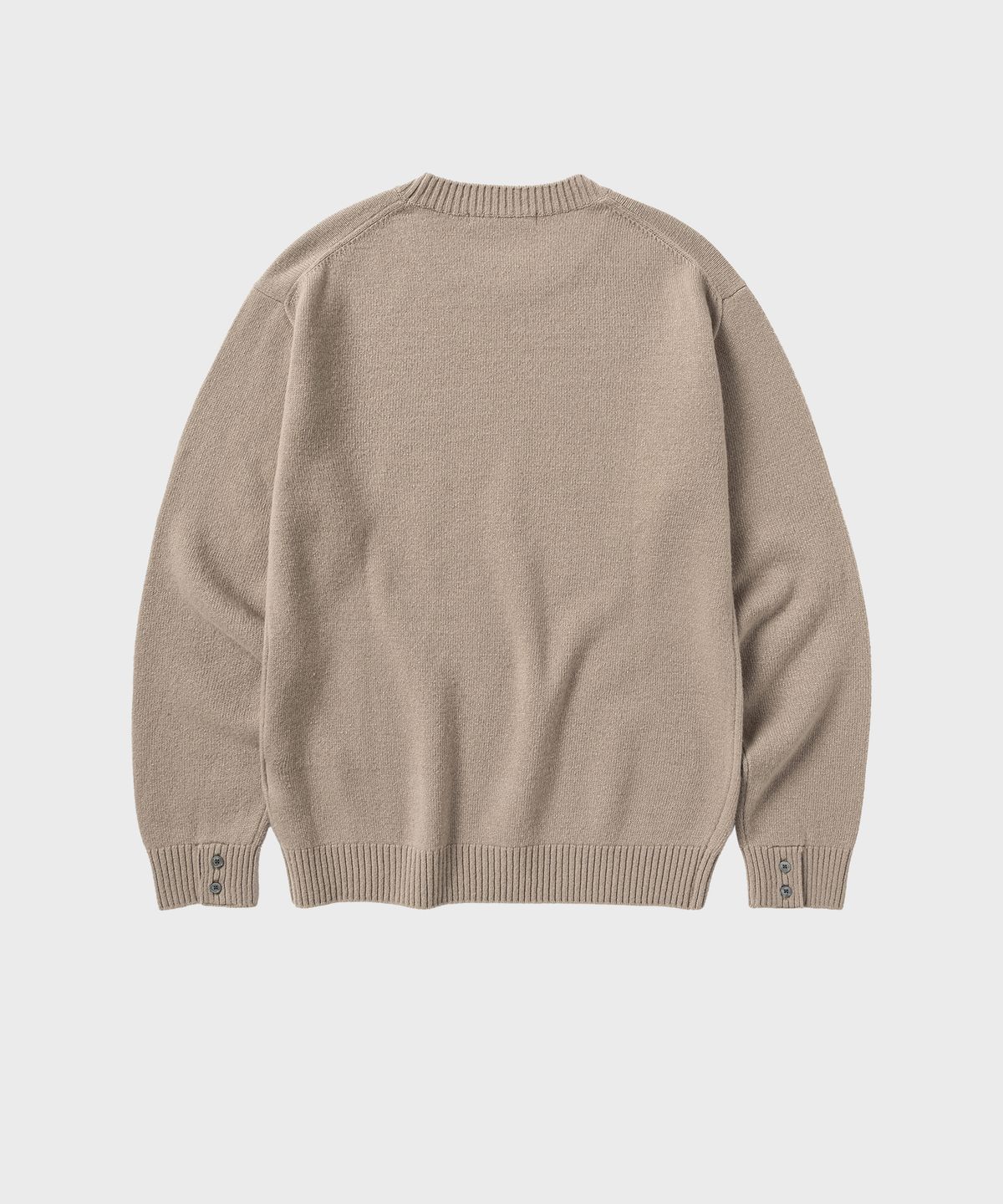 넌블랭크(NONBLANK) 데일리 울 캐시미어 크루넥 니트_TAUPE GREY