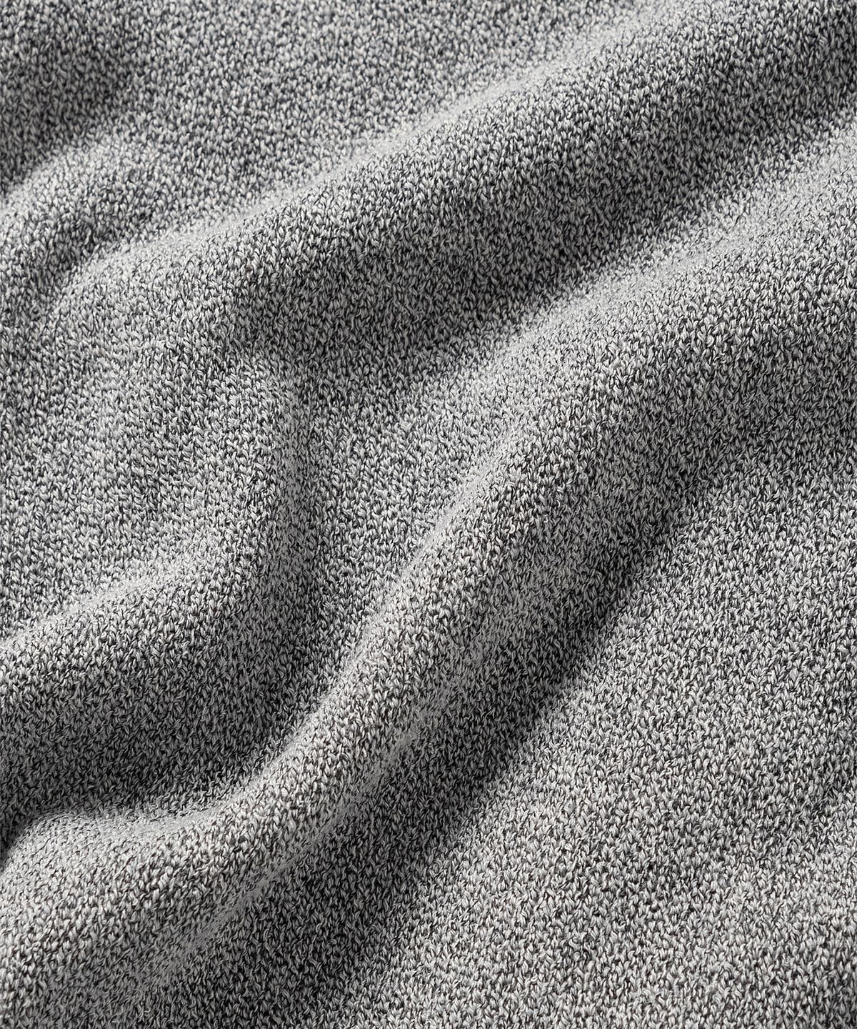 넌블랭크(NONBLANK) 크롭 카라 LS 가디건_MELANGE GREY