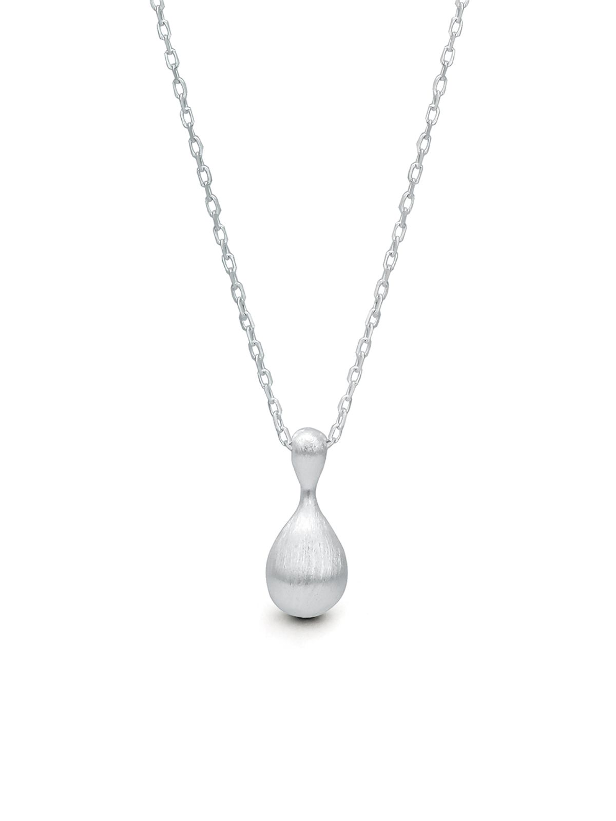 이너프(ENUFF) (silver 925) Mute textured necklace