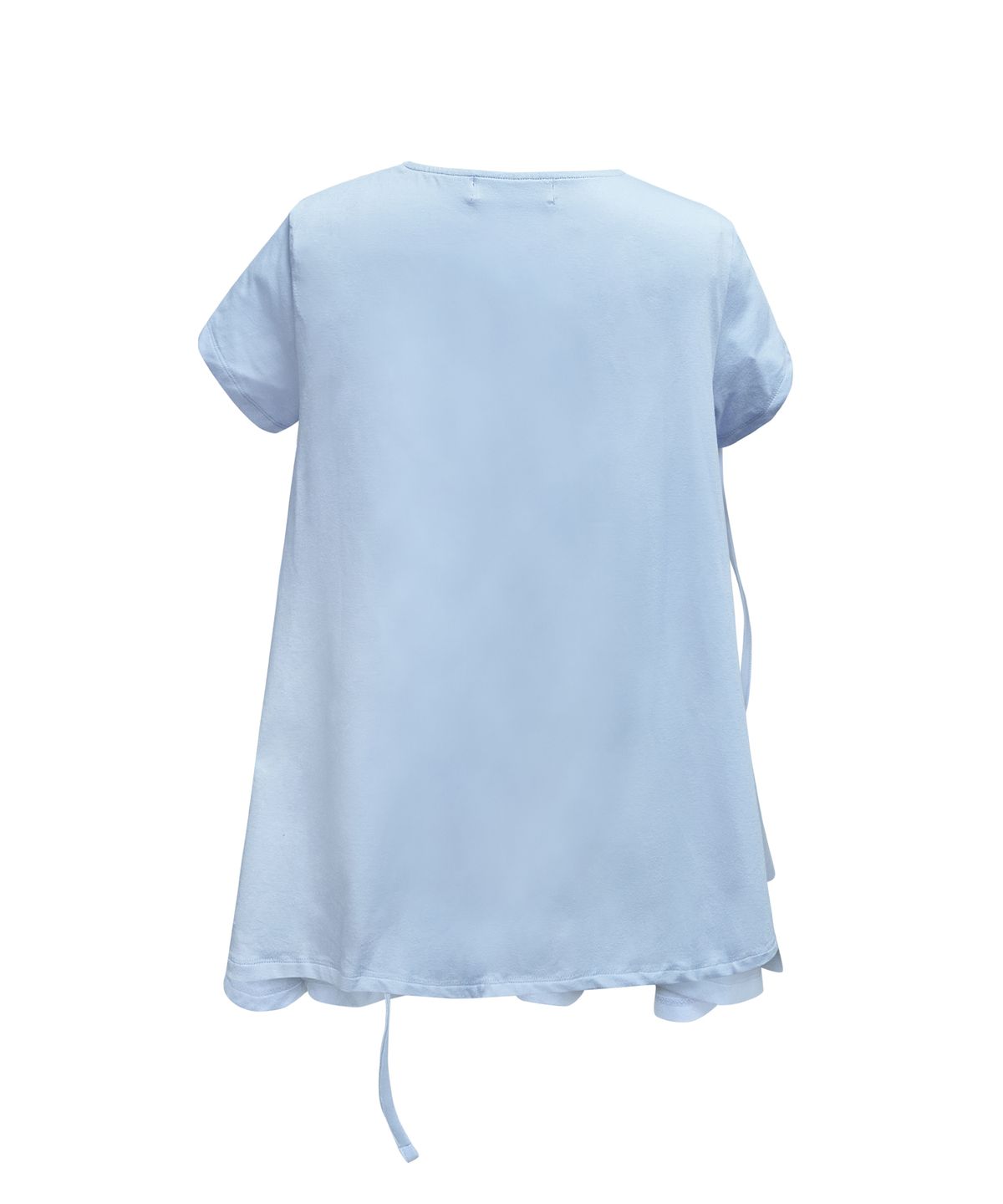 정도(JUNGDO) DRAPING TOP . LIGHT BLUE