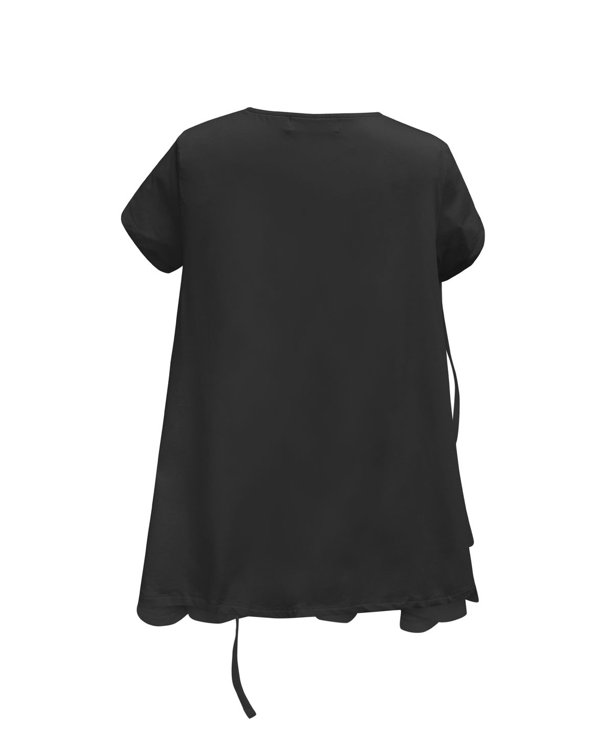 정도(JUNGDO) DRAPING TOP . BLACK