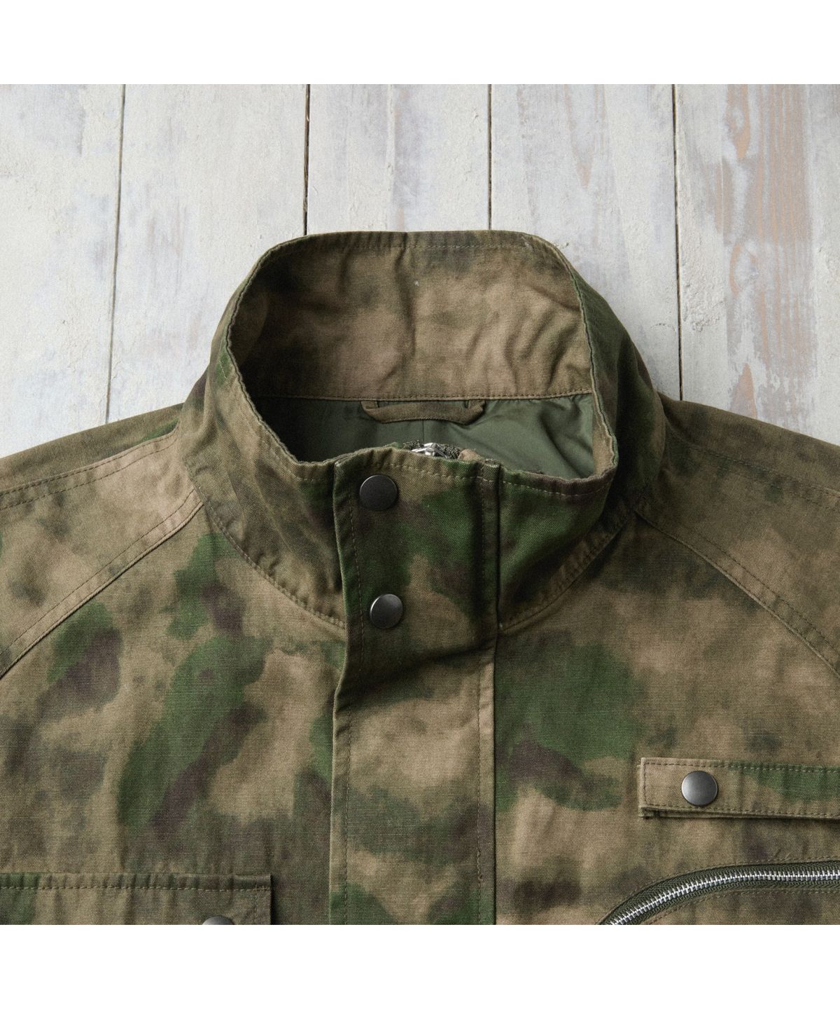 헨리코튼(HENRY COTTONS) [Fly Fishing Club] British Field Jacket  Camouflage  AZUAM26220OGX