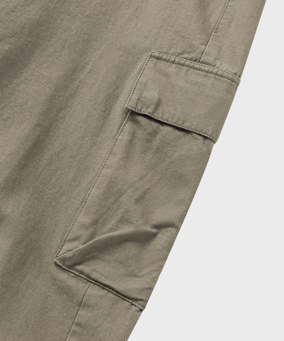 넌블랭크(NONBLANK) 워시드 와이드 커브드 카고 팬츠_KHAKI