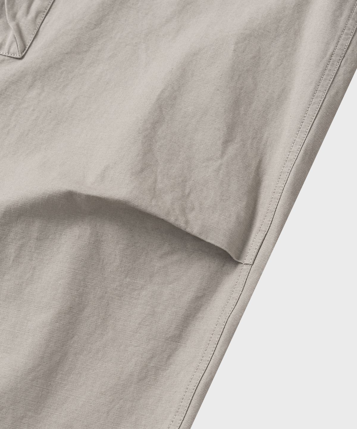 넌블랭크(NONBLANK) 워시드 와이드 커브드 카고 팬츠_BEIGE