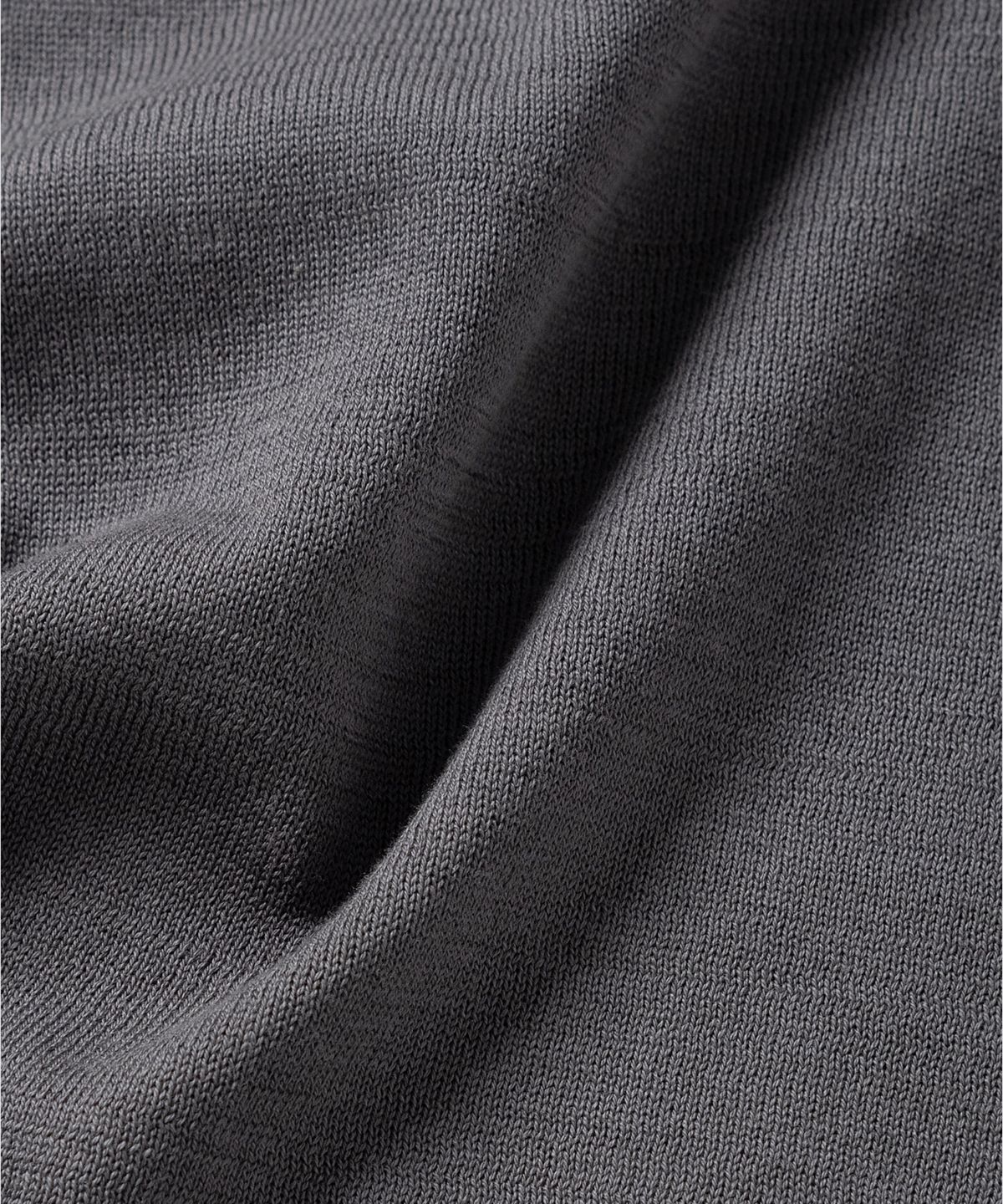 넌블랭크(NONBLANK) 파인 게이지 U넥 LS 니트_CHARCOAL