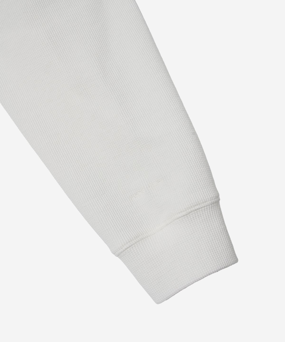 노드랩스(NODE LABS) DEV:10 와플 헨리넥 후드 티셔츠_화이트