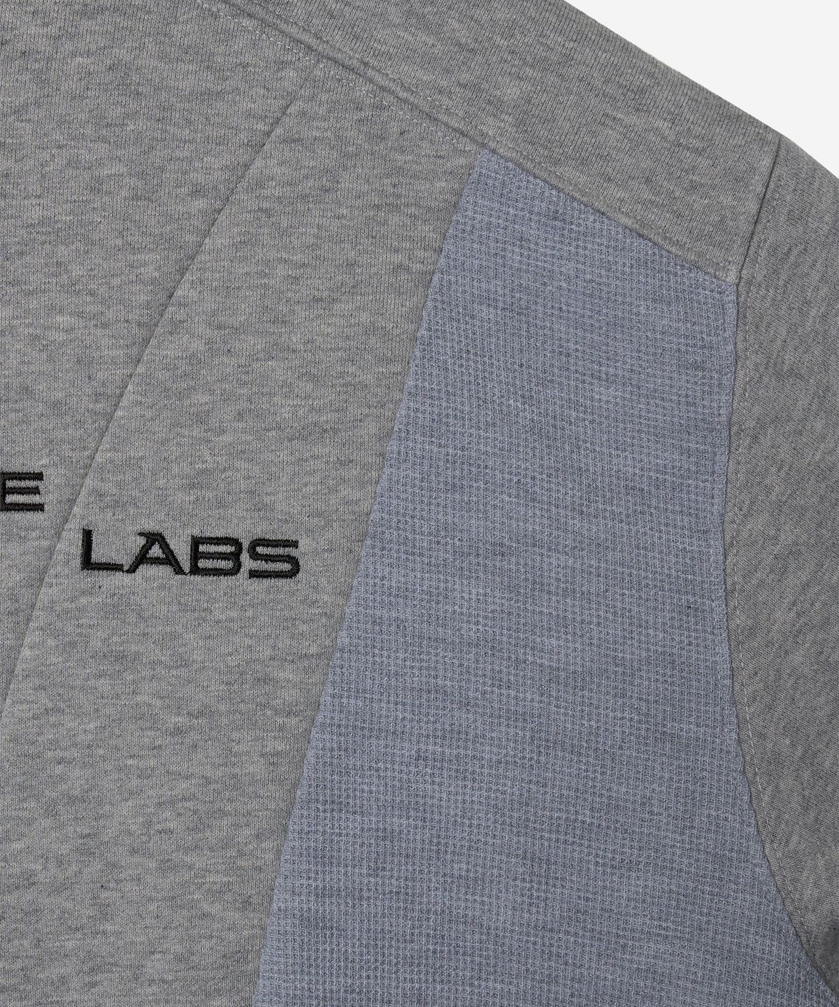 노드랩스(NODE LABS) DEV:10 텍스처 블록 스웻 맨투맨_멜란지 그레이