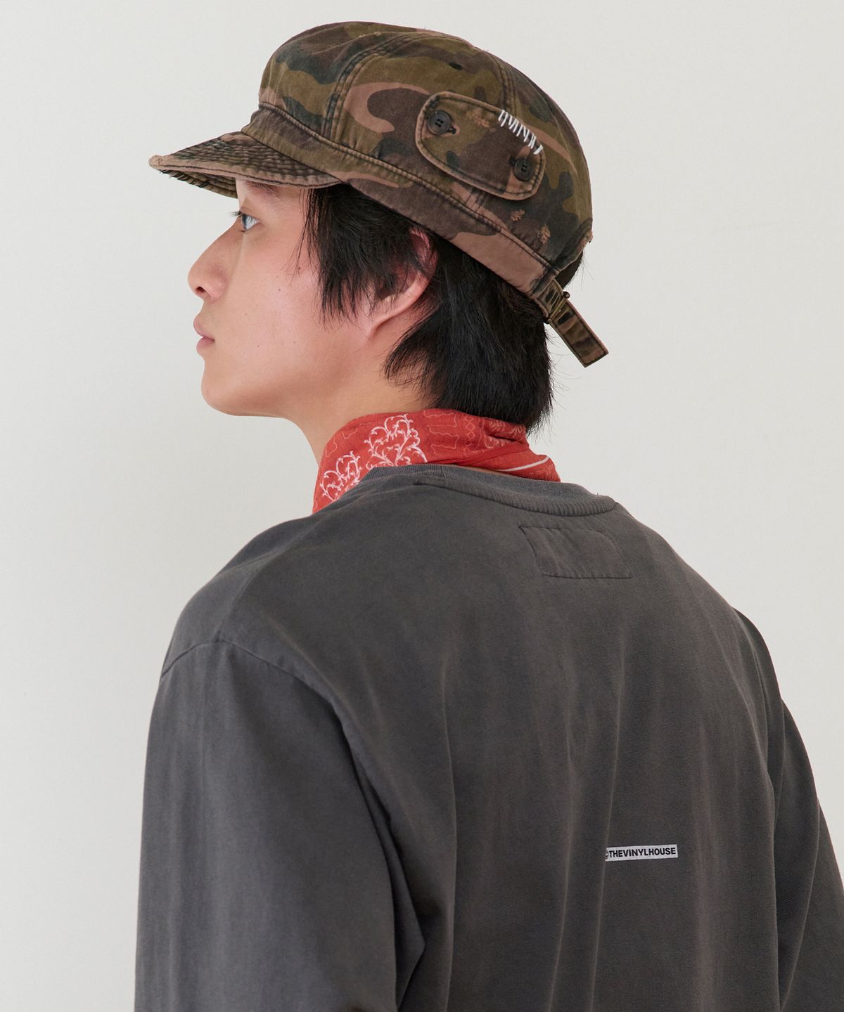 더바이닐하우스(THEVINYLHOUSE) RAW COUNTRY BALL CAP CAMO