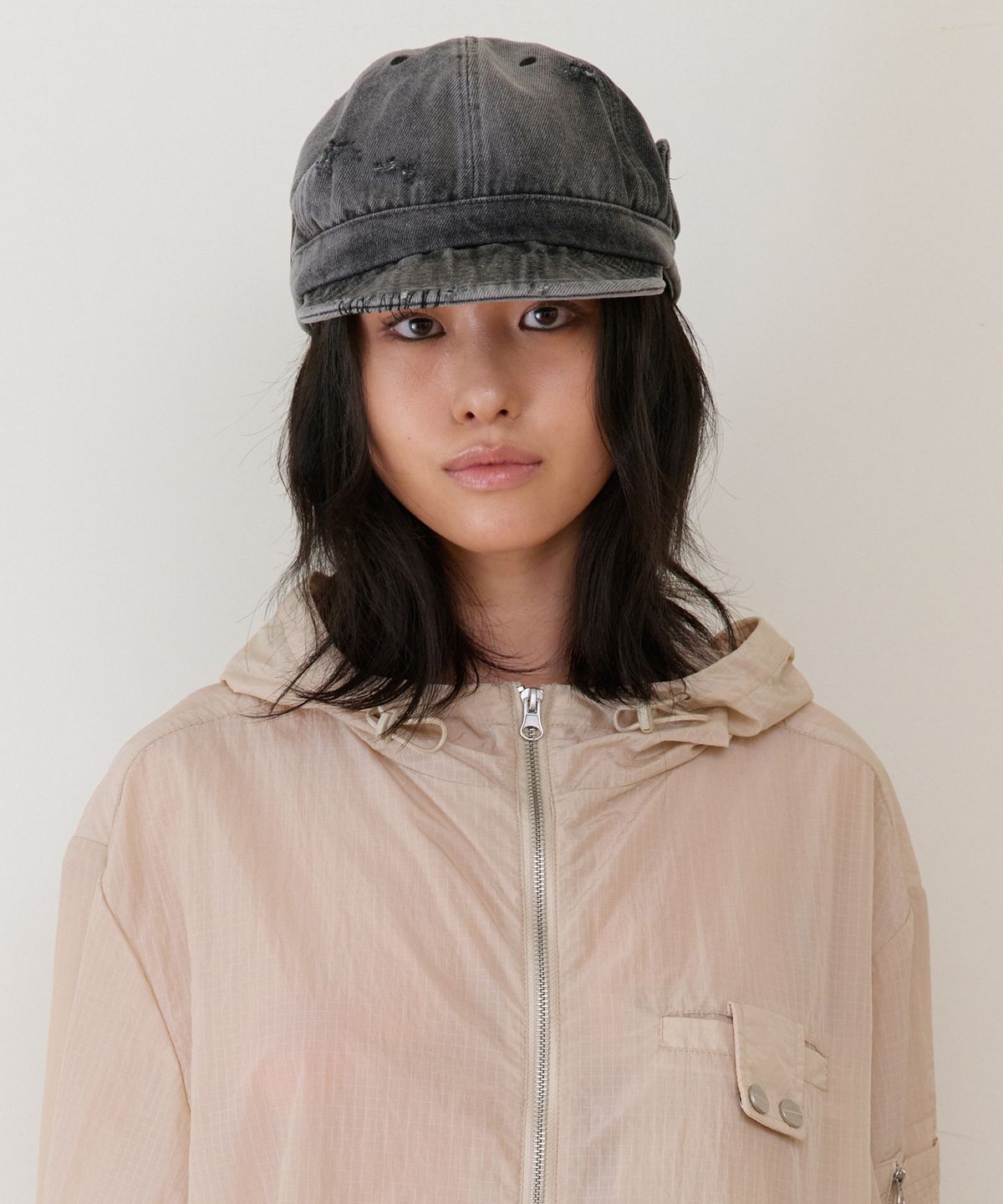 더바이닐하우스(THEVINYLHOUSE) RAW COUNTRY BALL CAP BLACK