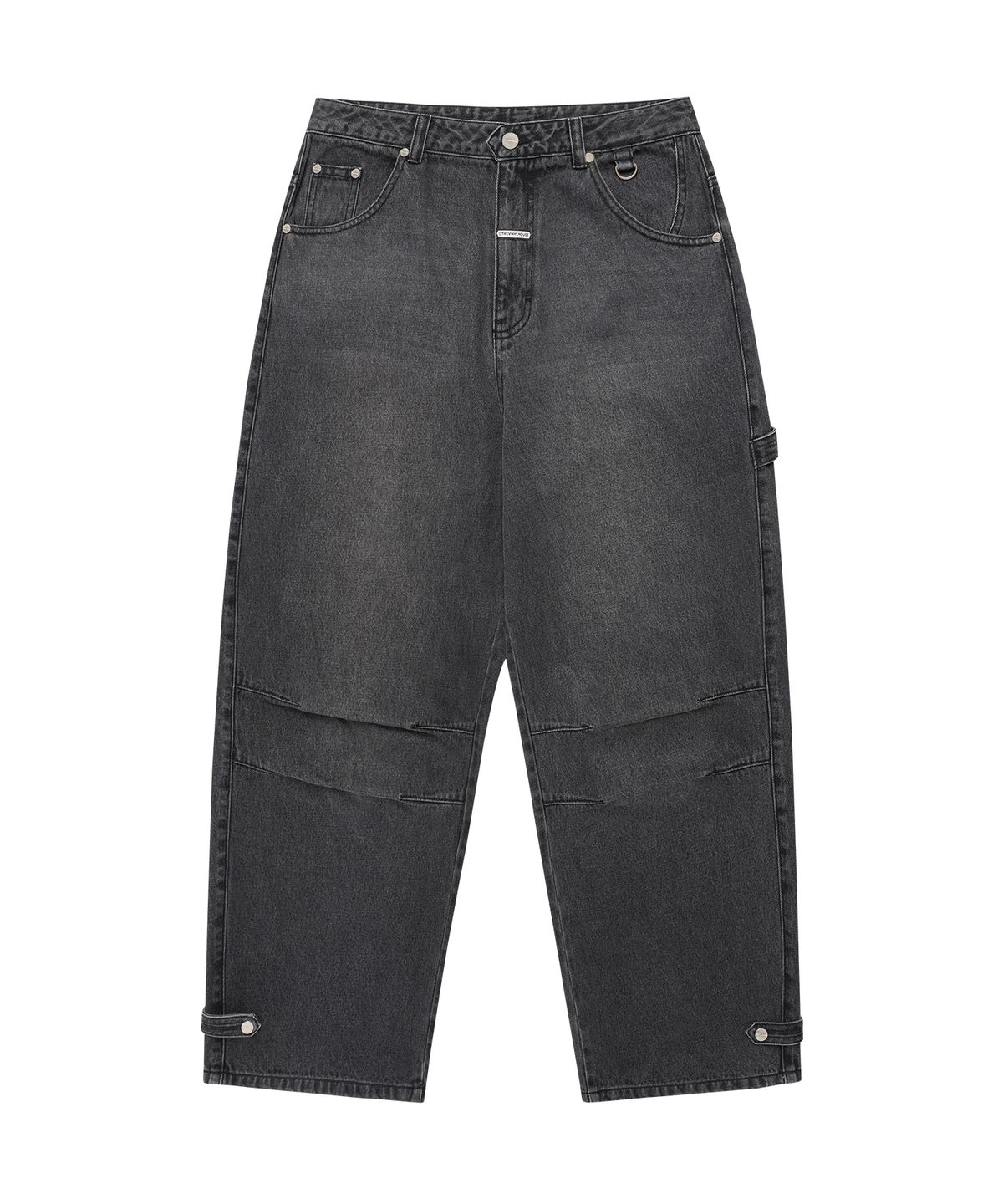 더바이닐하우스(THEVINYLHOUSE) BASIC WIDE DENIM PANTS BLACK