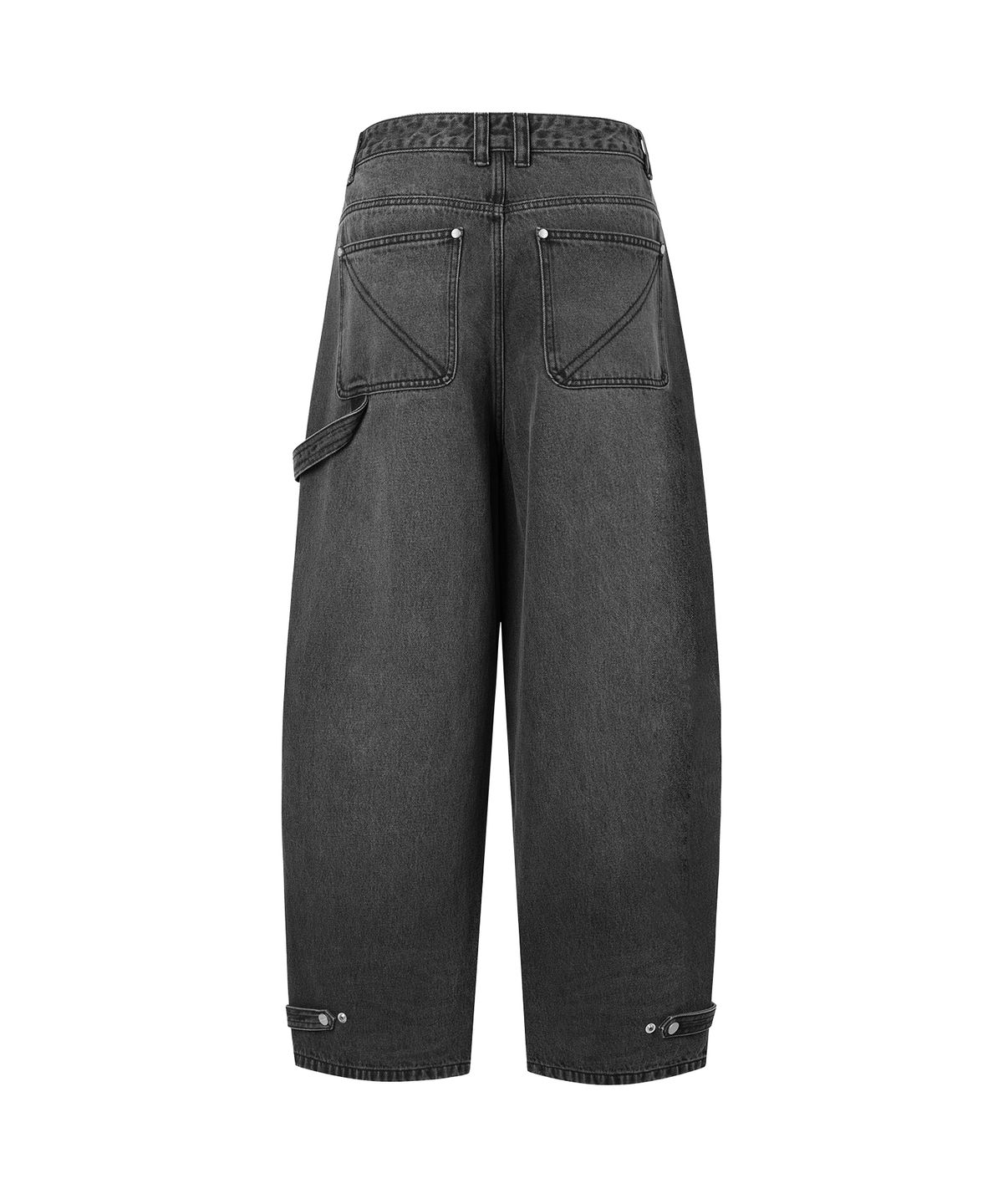 더바이닐하우스(THEVINYLHOUSE) BASIC WIDE DENIM PANTS BLACK