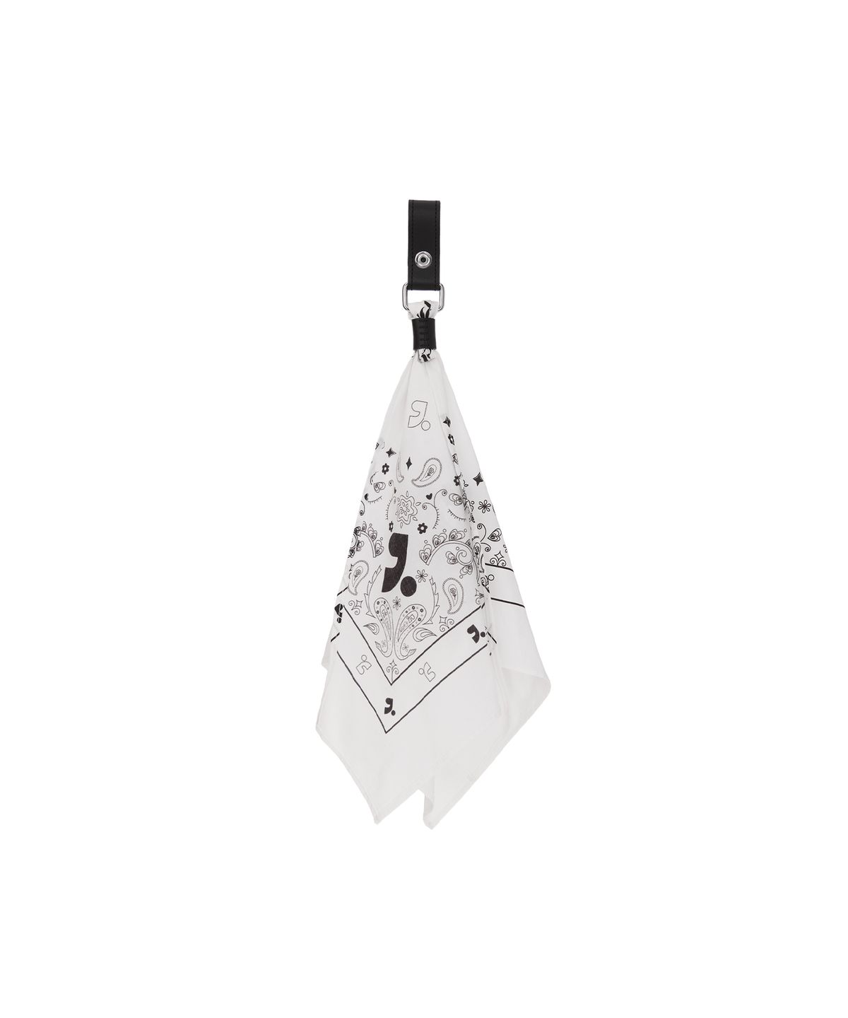 레스트앤레크레이션(REST&RECREATION) BANDANA KEYRING - WHITE