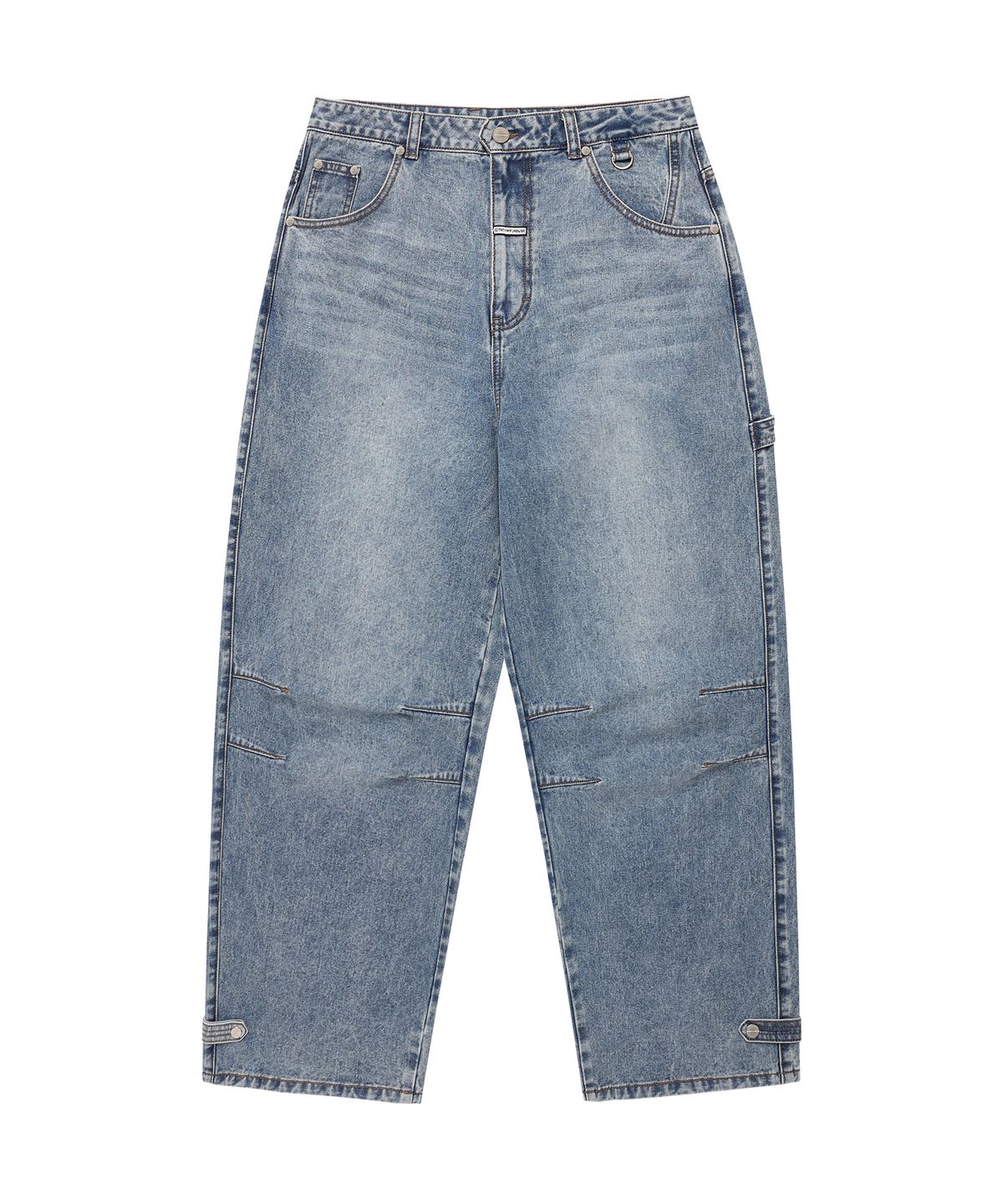 더바이닐하우스(THEVINYLHOUSE) BASIC WIDE DENIM PANTS LIGHT BLUE