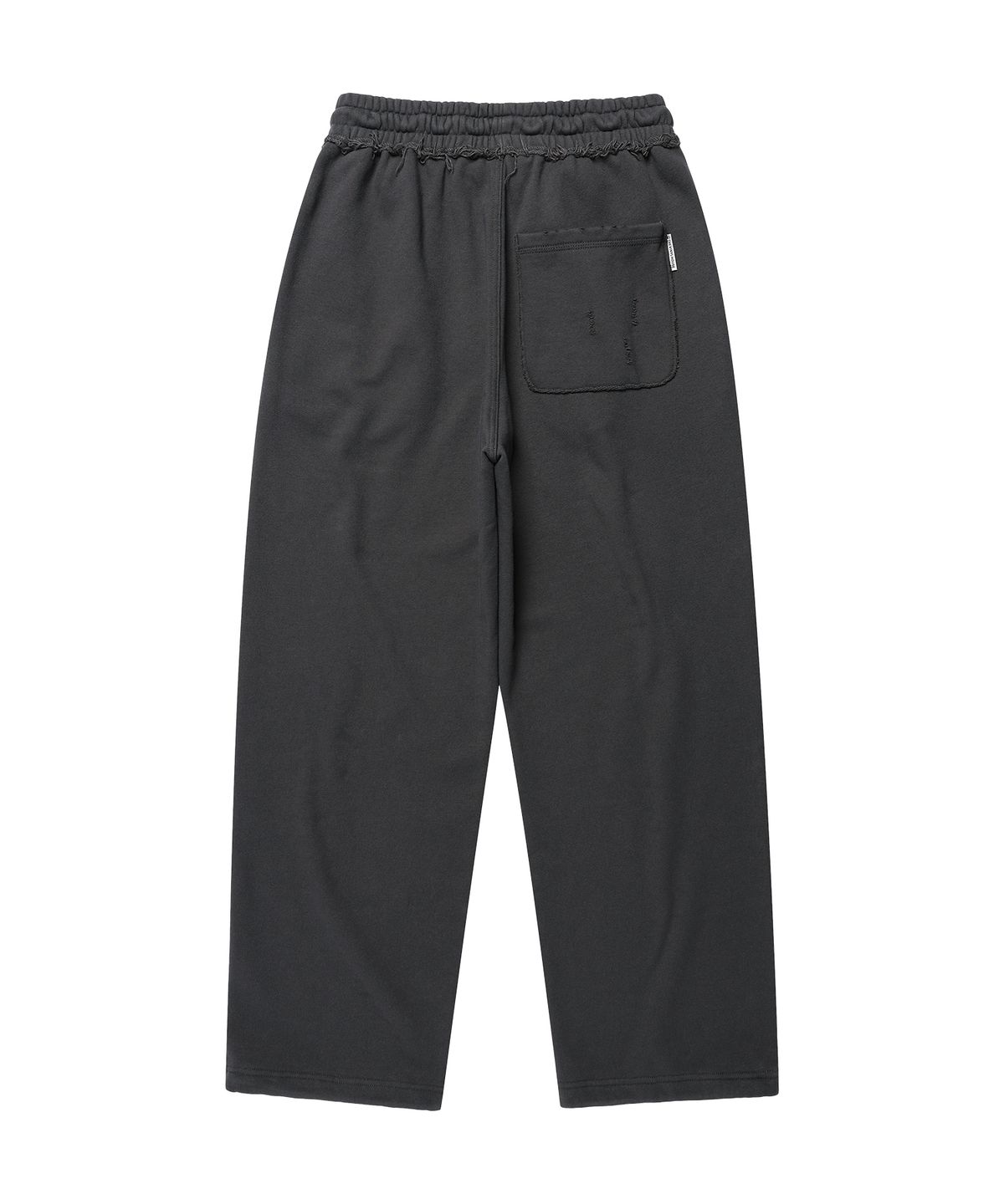 더바이닐하우스(THEVINYLHOUSE) DAMAGED SWEAT PANTS CHARCOAL