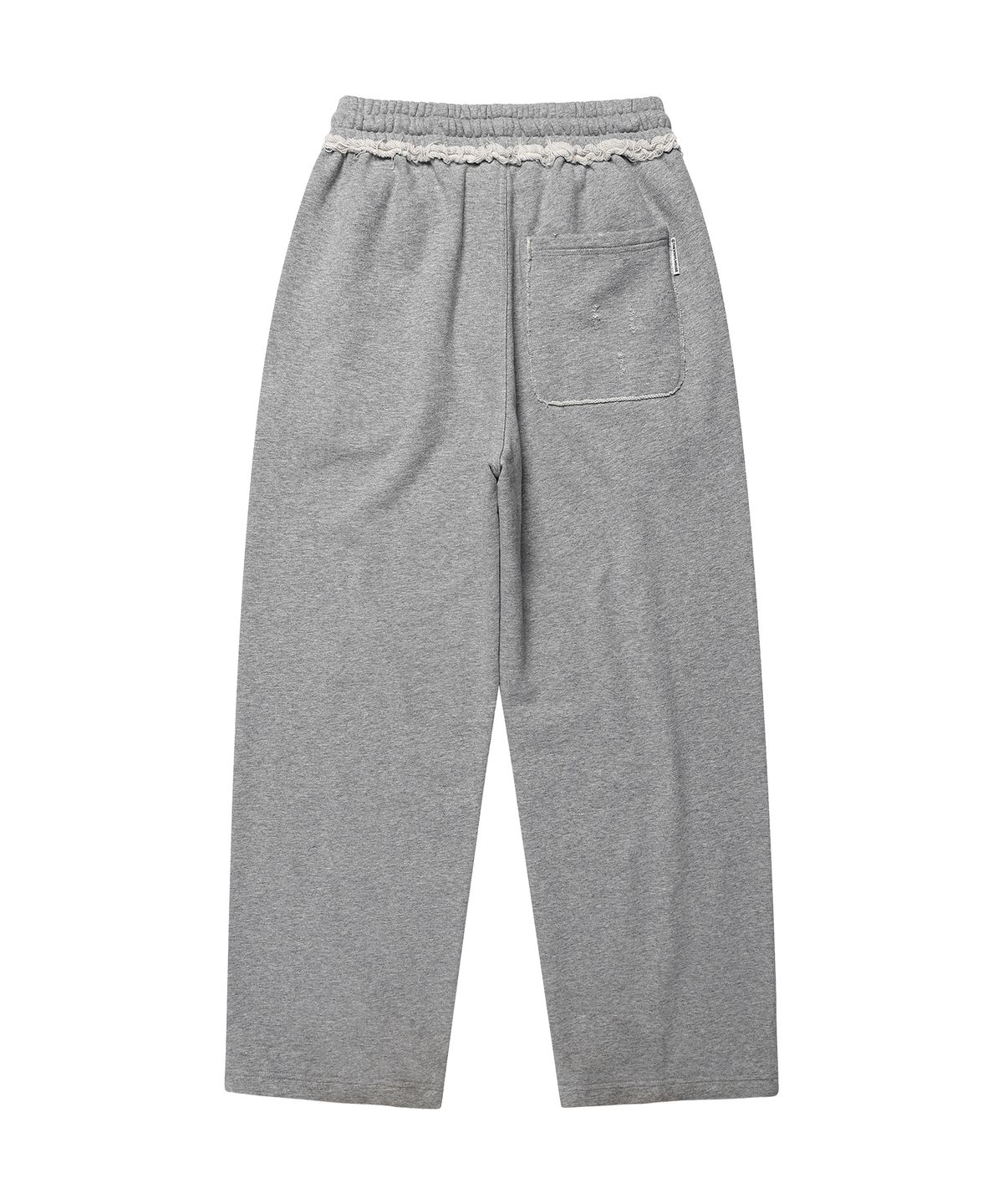 더바이닐하우스(THEVINYLHOUSE) DAMAGED SWEAT PANTS GREY