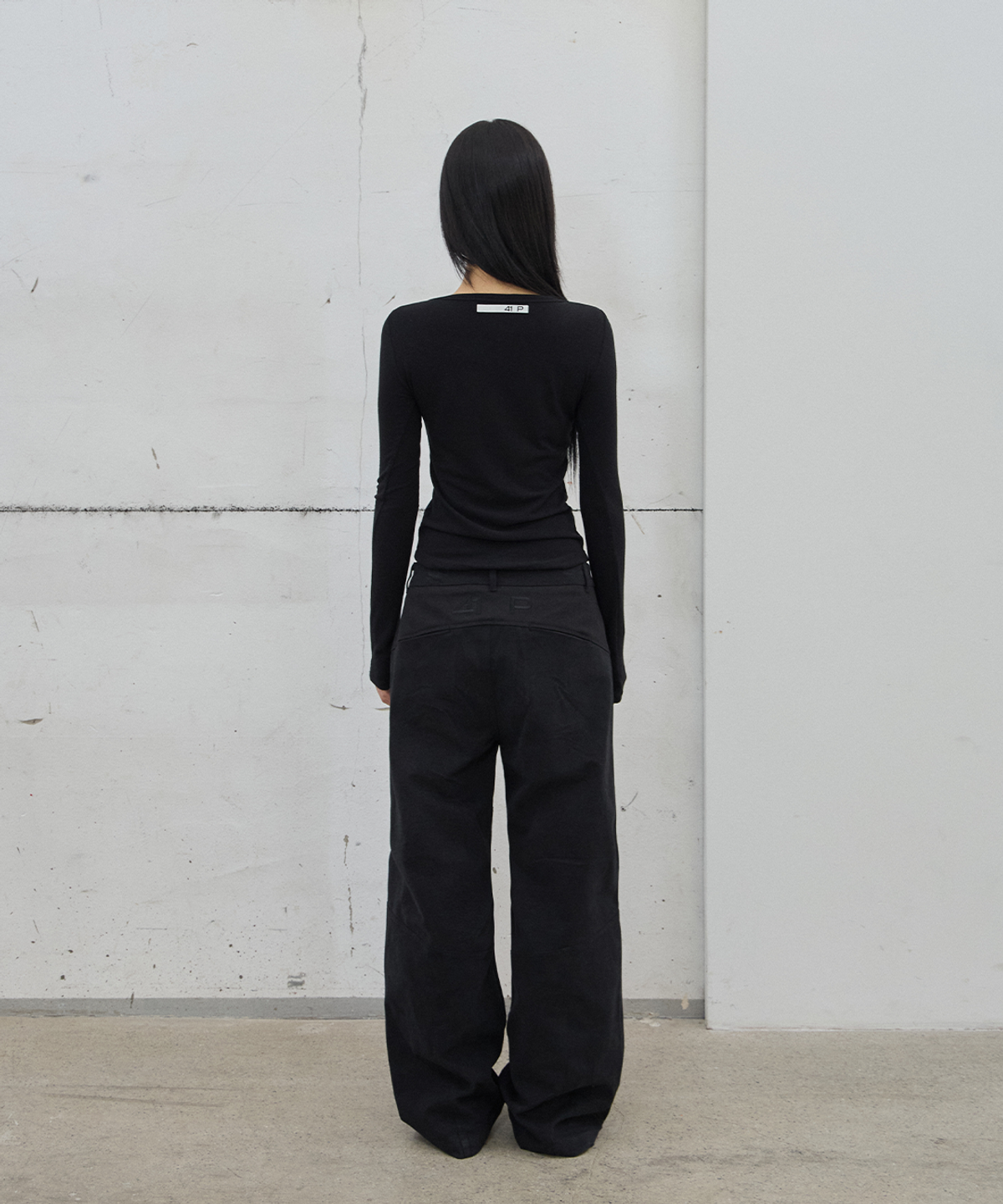 사일프레이(41PRAY) Long-Sleeve Button Cardigan / Black