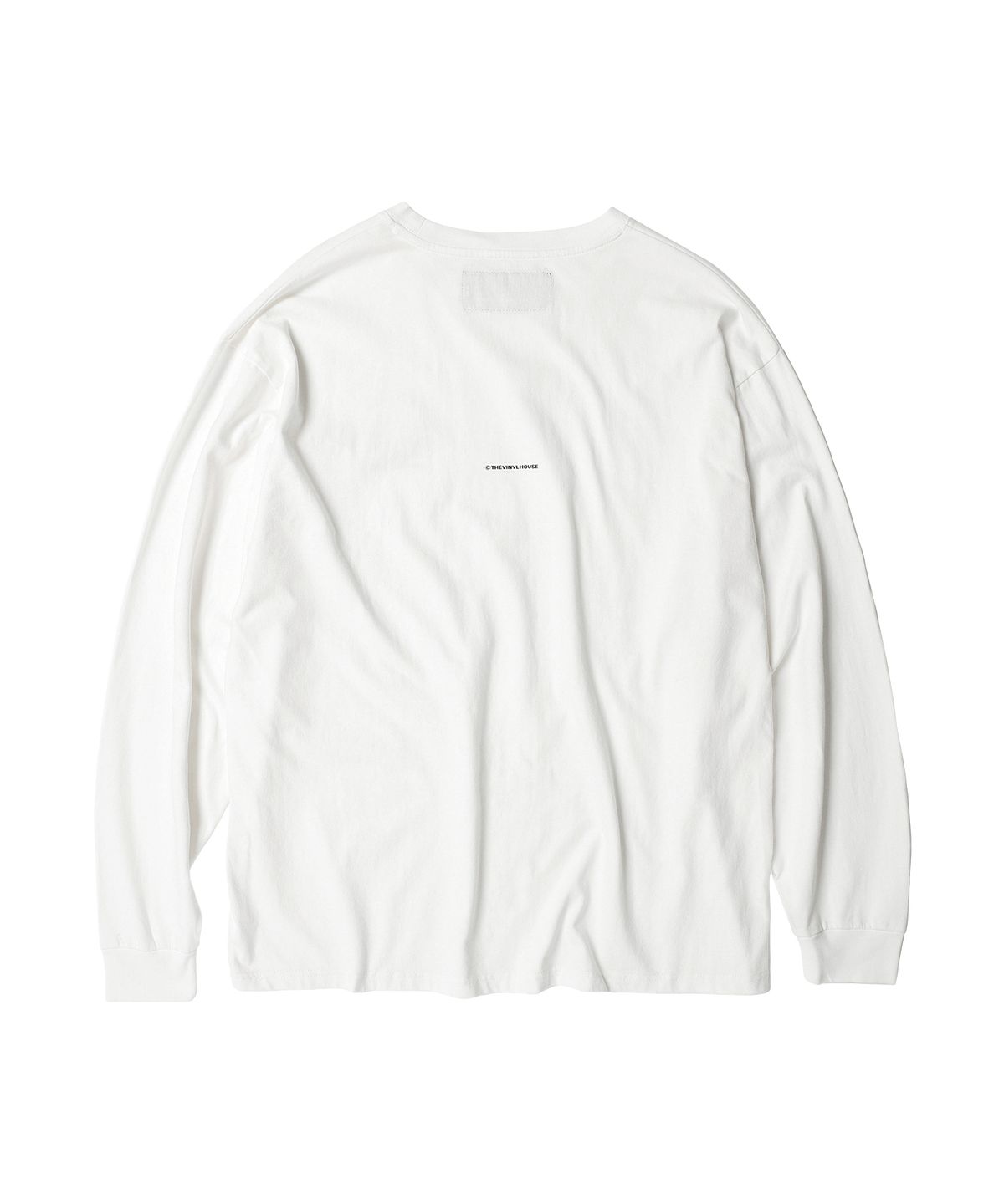 더바이닐하우스(THEVINYLHOUSE) LUCKY HOUSE LS TEE WHITE