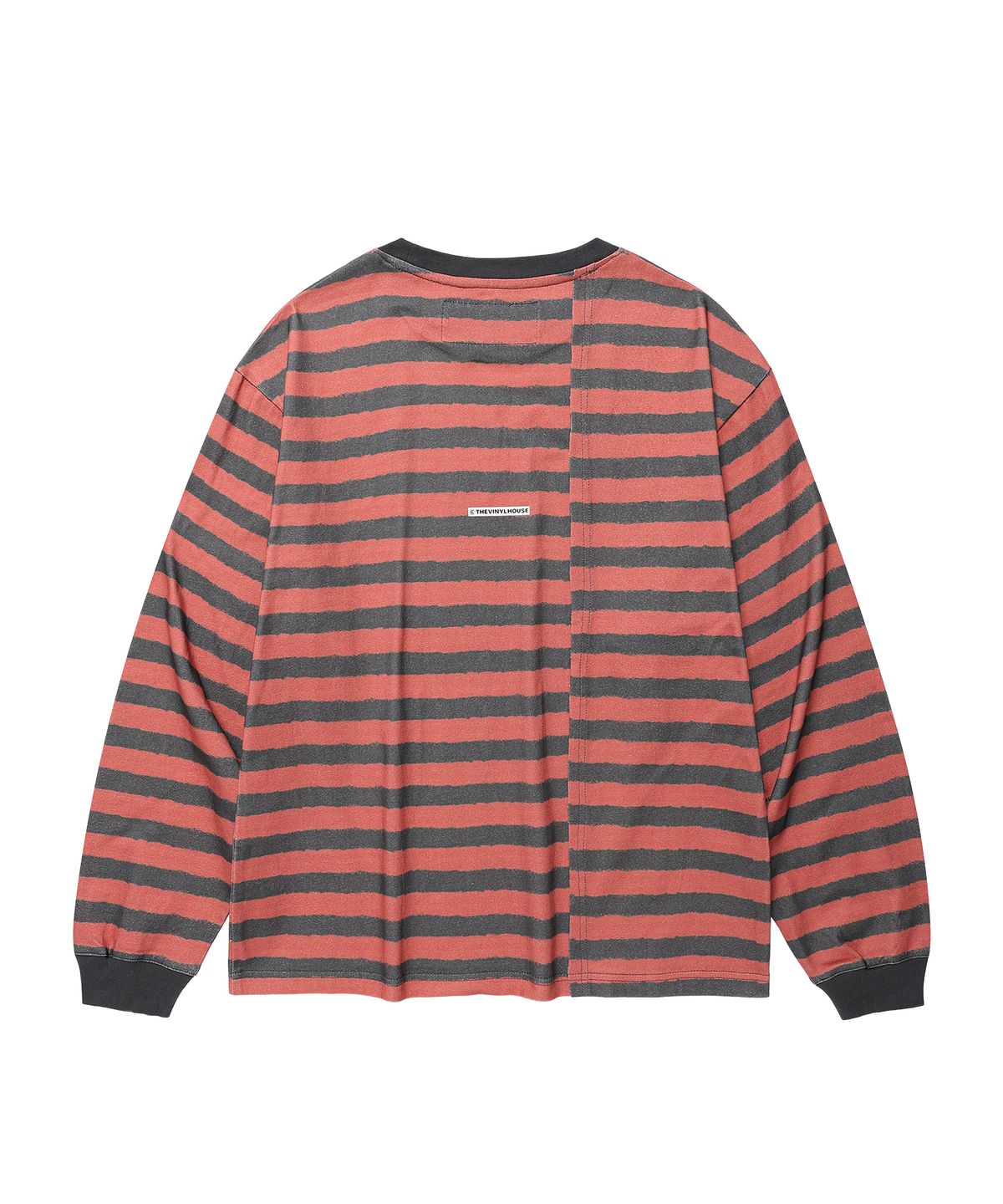 더바이닐하우스(THEVINYLHOUSE) BLEED STRIPE LS TEE RED