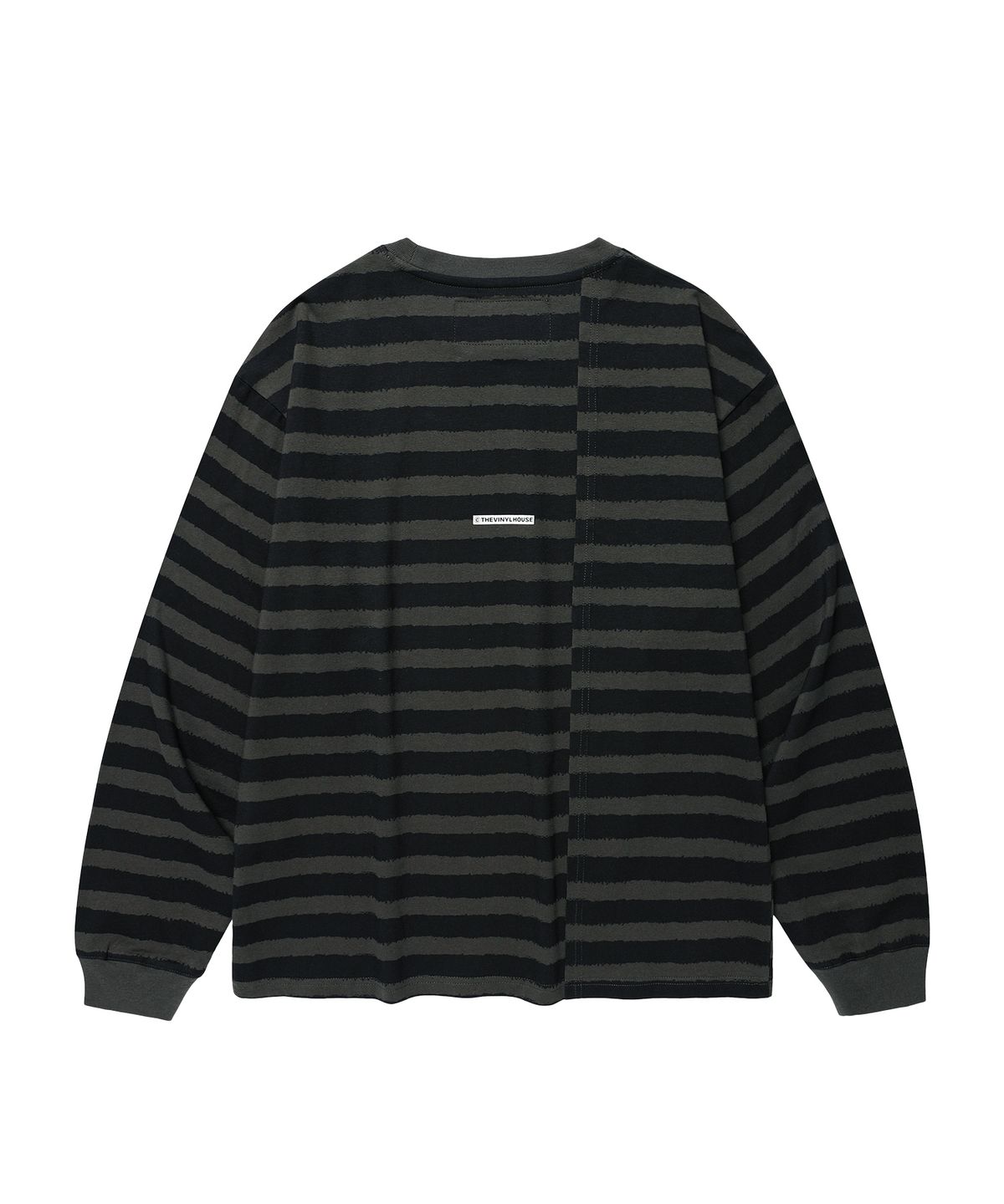 더바이닐하우스(THEVINYLHOUSE) BLEED STRIPE LS TEE BLUE