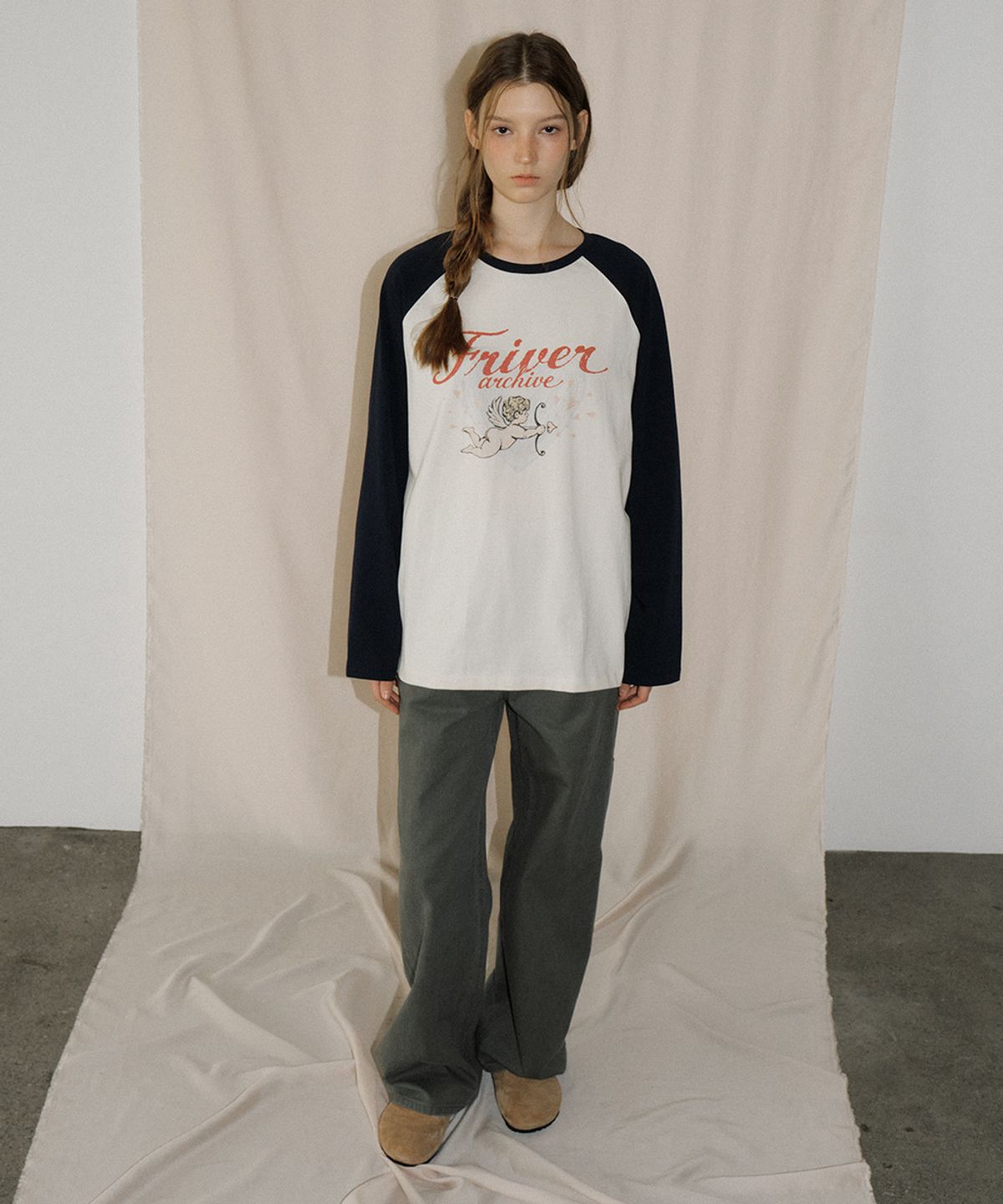 프리버07(FRIVER07) Cupid overfit raglan t-shirt [FRSP05LT09]_Navy