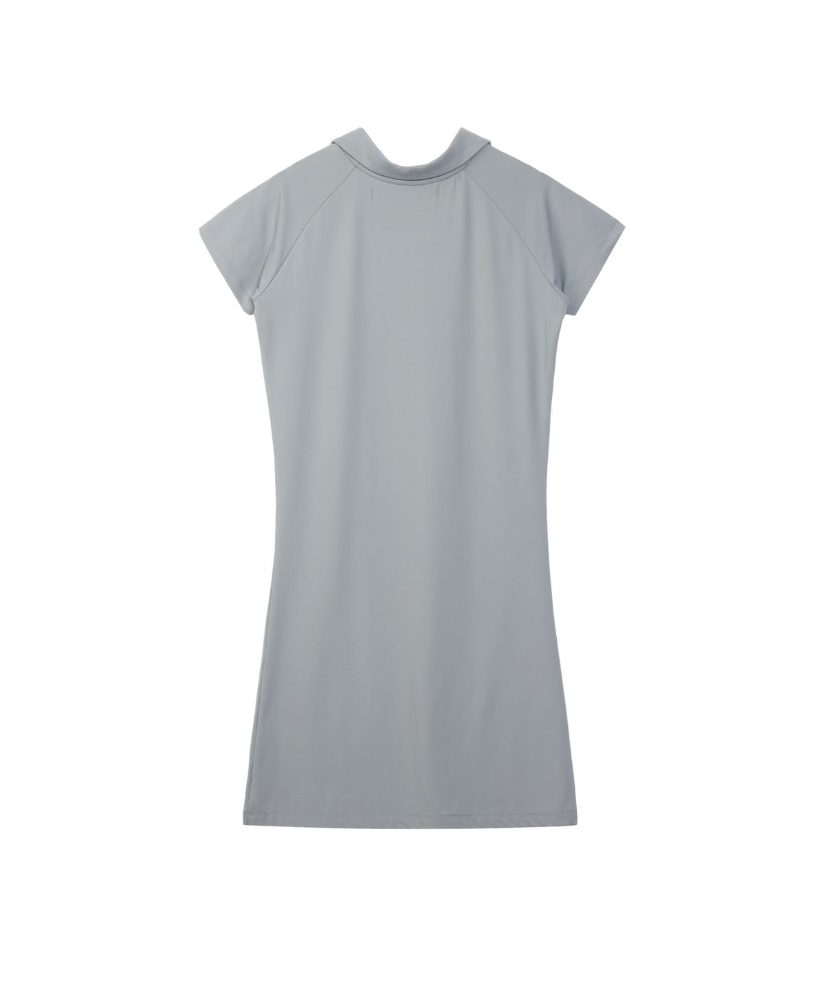 레스트앤레크레이션(REST&RECREATION) COLLAR ZIP-UP DRESS - GREY