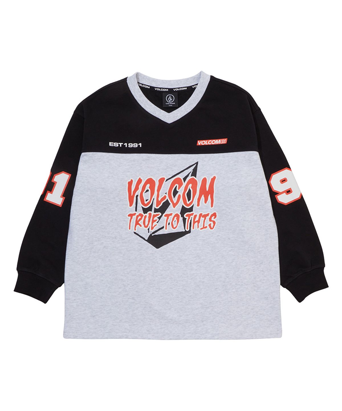 볼컴 키즈(VOLCOM KIDS) 컬러블럭 티셔츠 D6S006